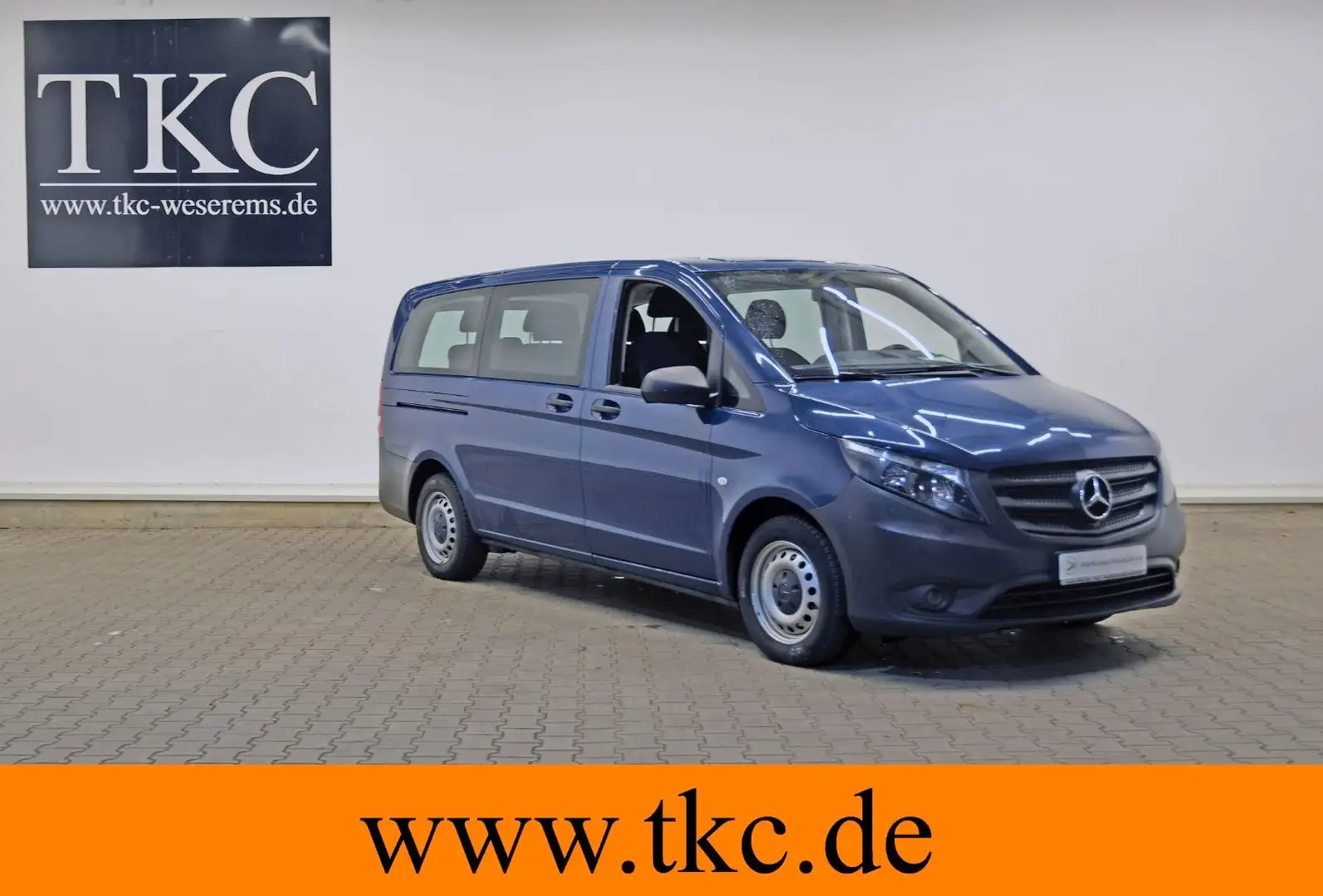 Mercedes-Benz Vito 114 CDI Tourer Pro lang A/C 8.Sitzer #T024 Bleu - 2