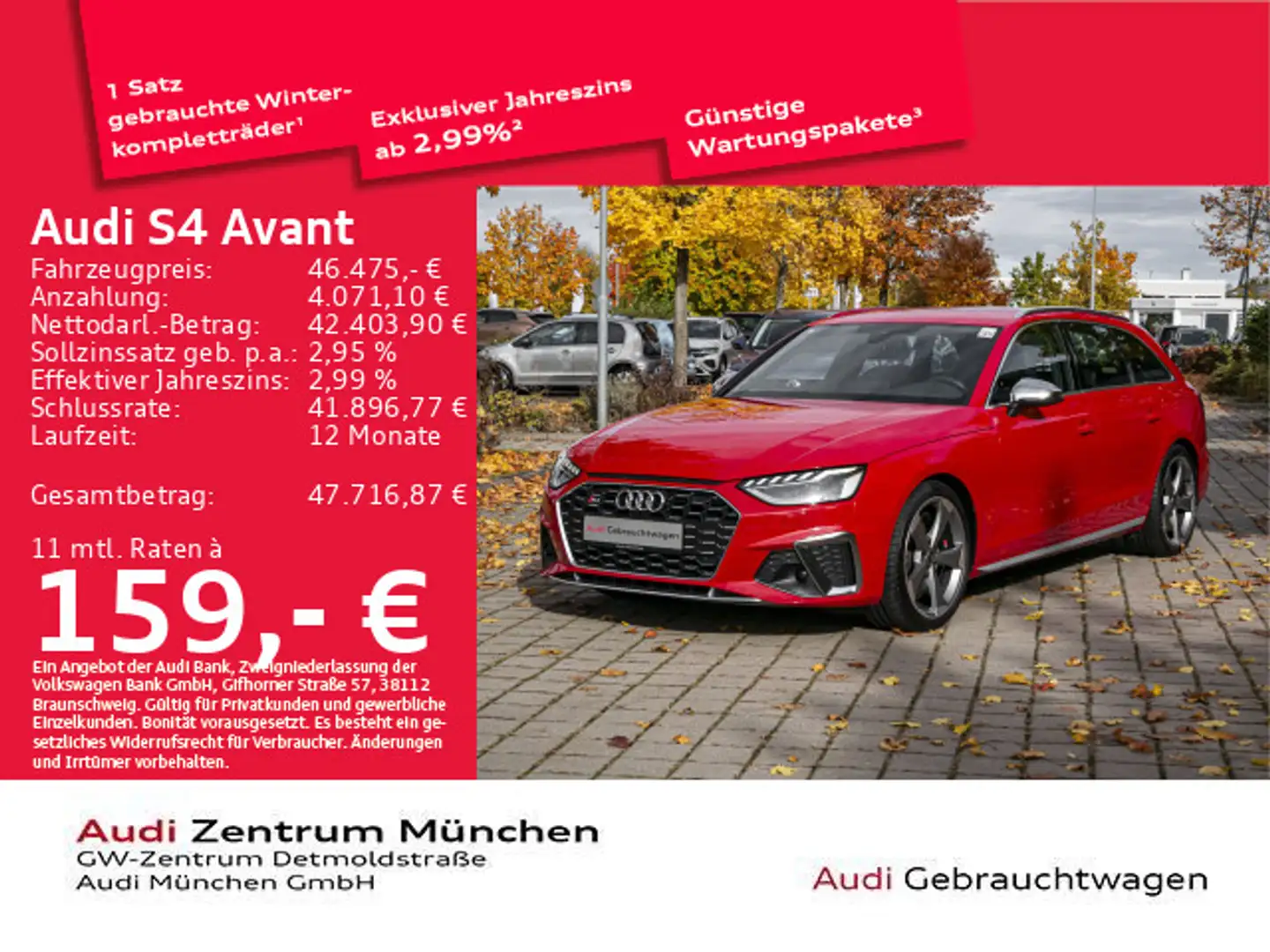 Audi S4 TDI tiptr. AHK/Navi Rot - 1