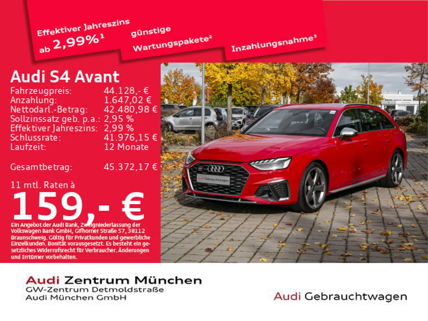 Audi S4 TDI tiptr. AHK/Navi Rot - 1