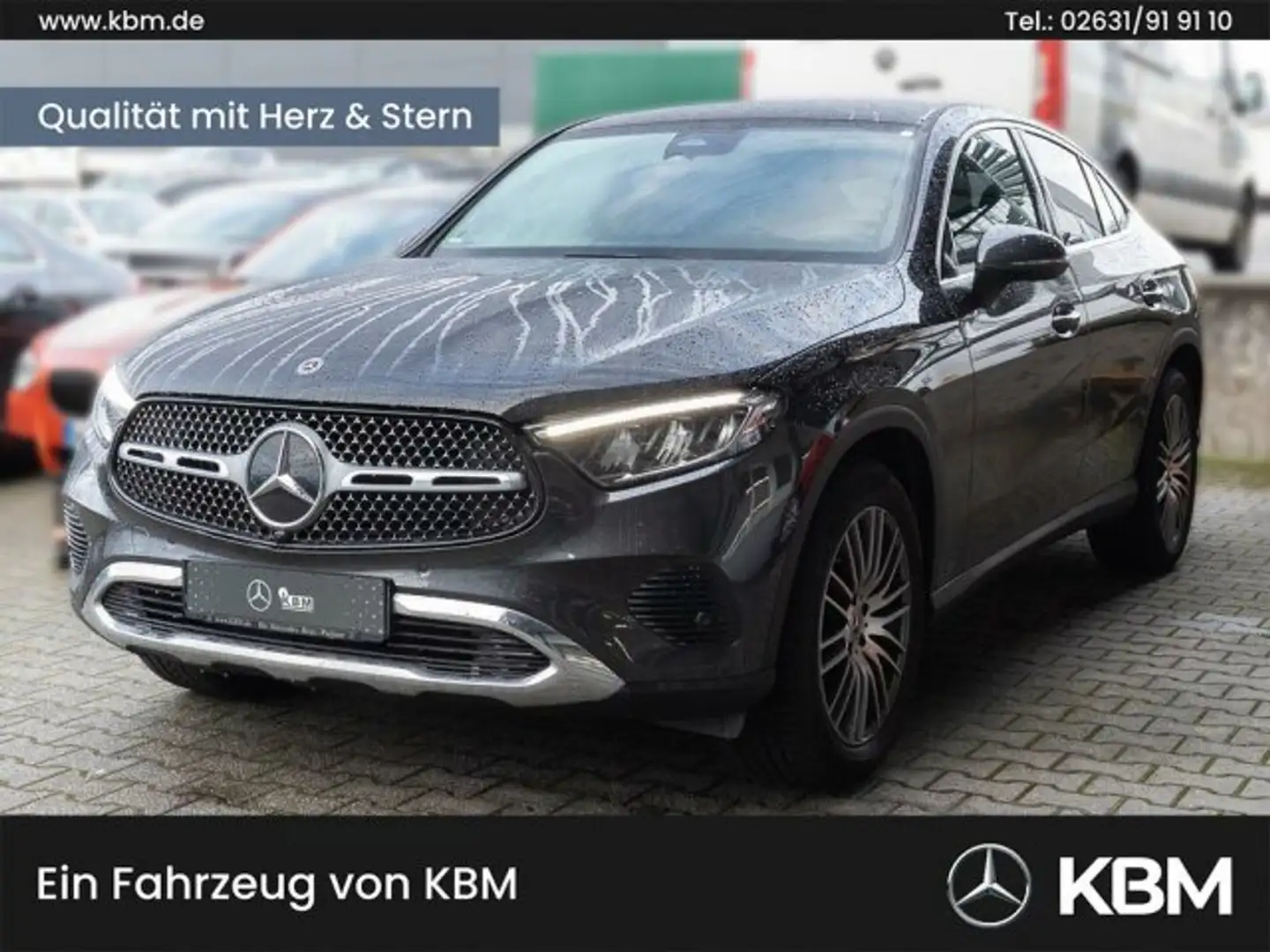 Mercedes-Benz GLC 200 GLC 200 4M Coupé AVANTGARDE°MEMORY°TWA°AHK° Grau - 1