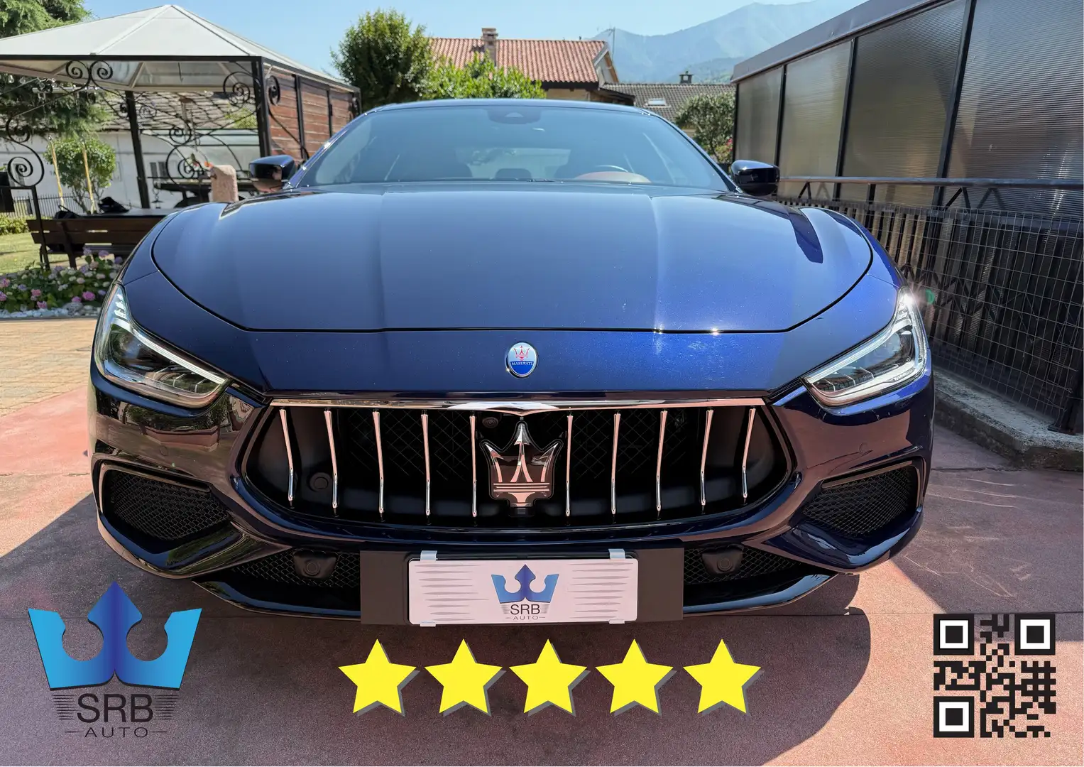 Maserati Ghibli 3.0 V6 Gransport 350cv * SOLO 12.000KM * Bleu - 2