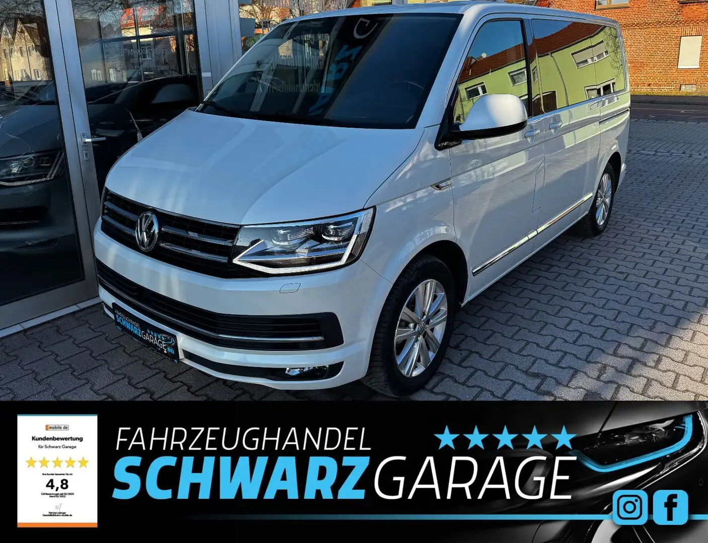Volkswagen T6 Multivan Highline*ACC*AHK* Bianco - 1