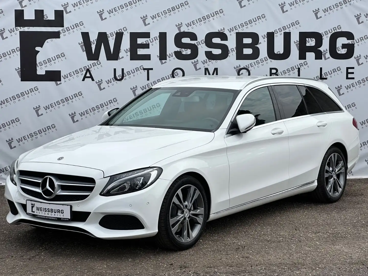 Mercedes-Benz C 180 CGI AVANTGARDE AHK|TOTWINKEL|LED|SHZ|LEDER Blanco - 1