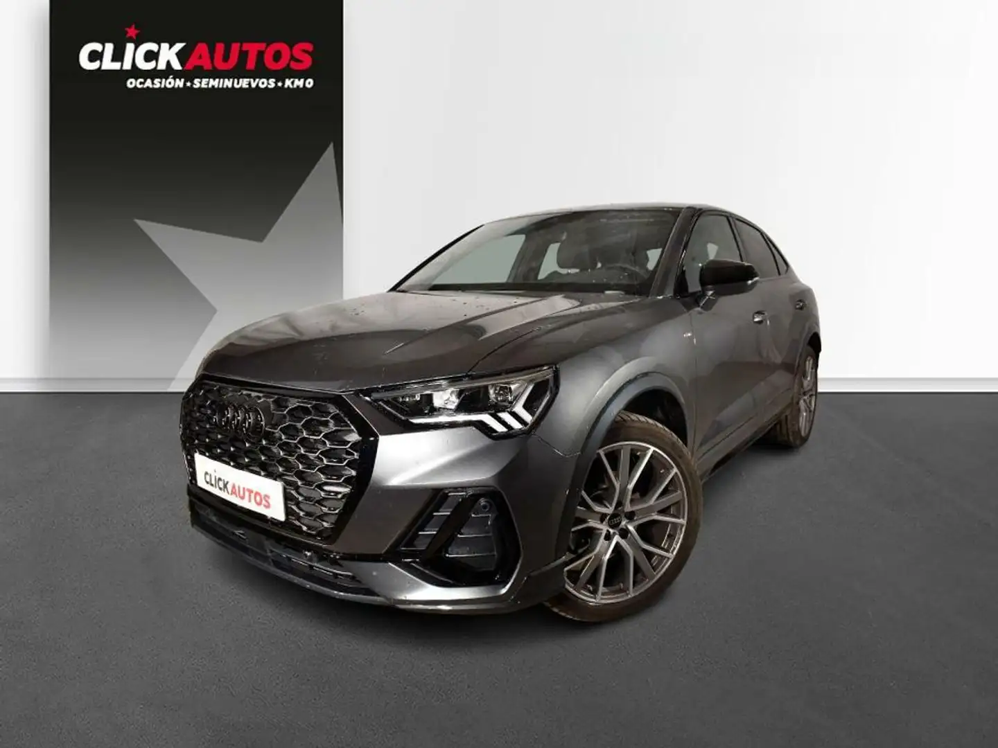 Audi Q3 35 TFSI Black line S tronic Gris - 1