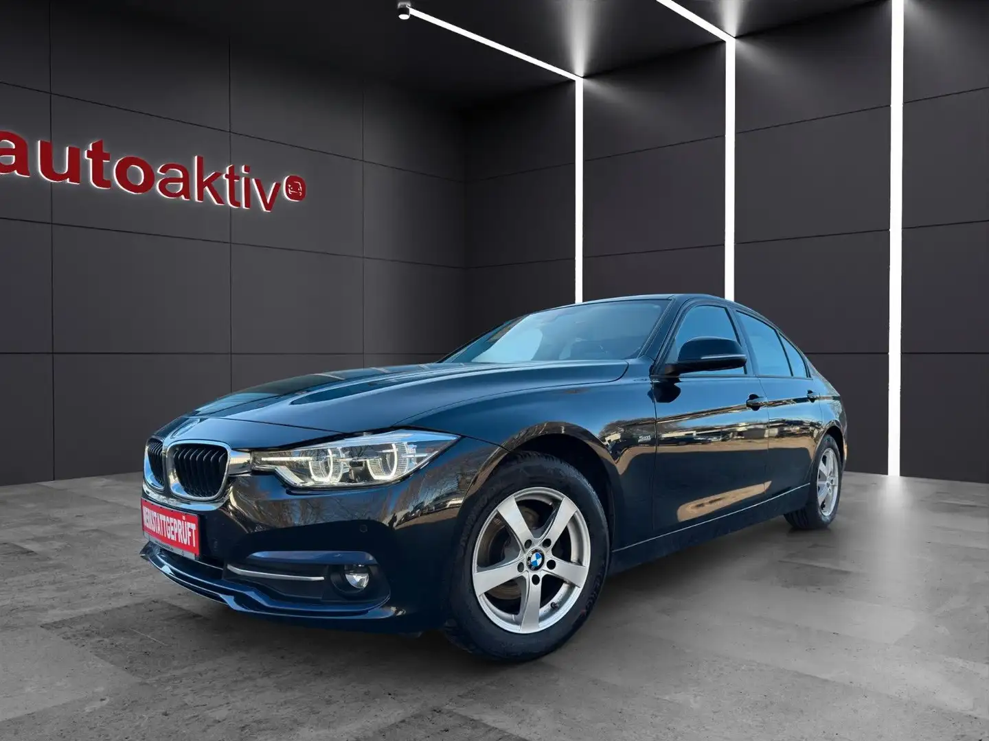 BMW 318 d Sport Line/LED/Navi/PDC/Alu/Profess./EU 6 Schwarz - 1