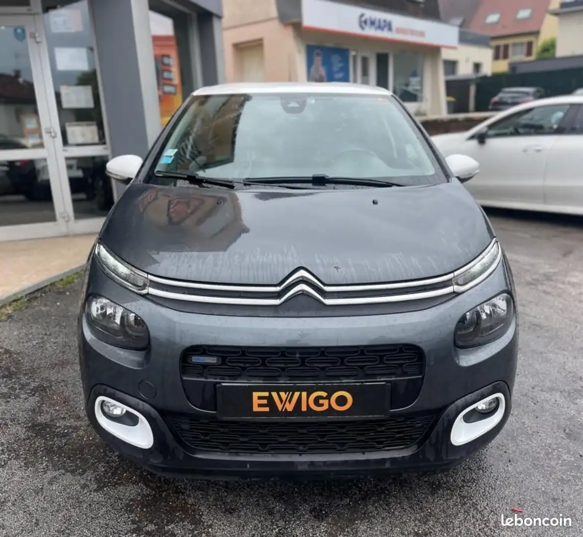 Citroen C3 Citroën 1.2 PURETECH 110 CH EAT6 SHINE Gris - 2
