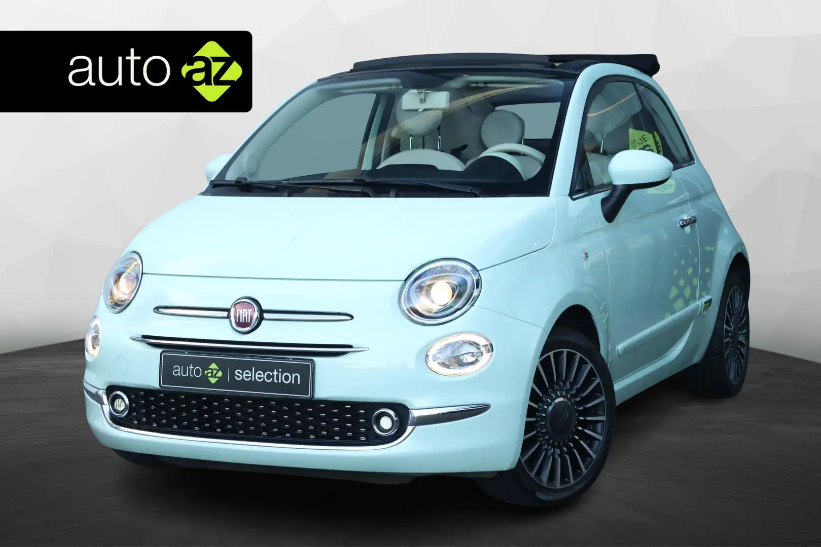 Fiat 500C 1.2 Lounge Groen - 1