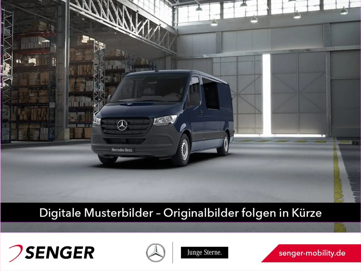 Mercedes-Benz Sprinter 317 CDI Mixto L2H1 MBUX Klima Kamera Blau - 1