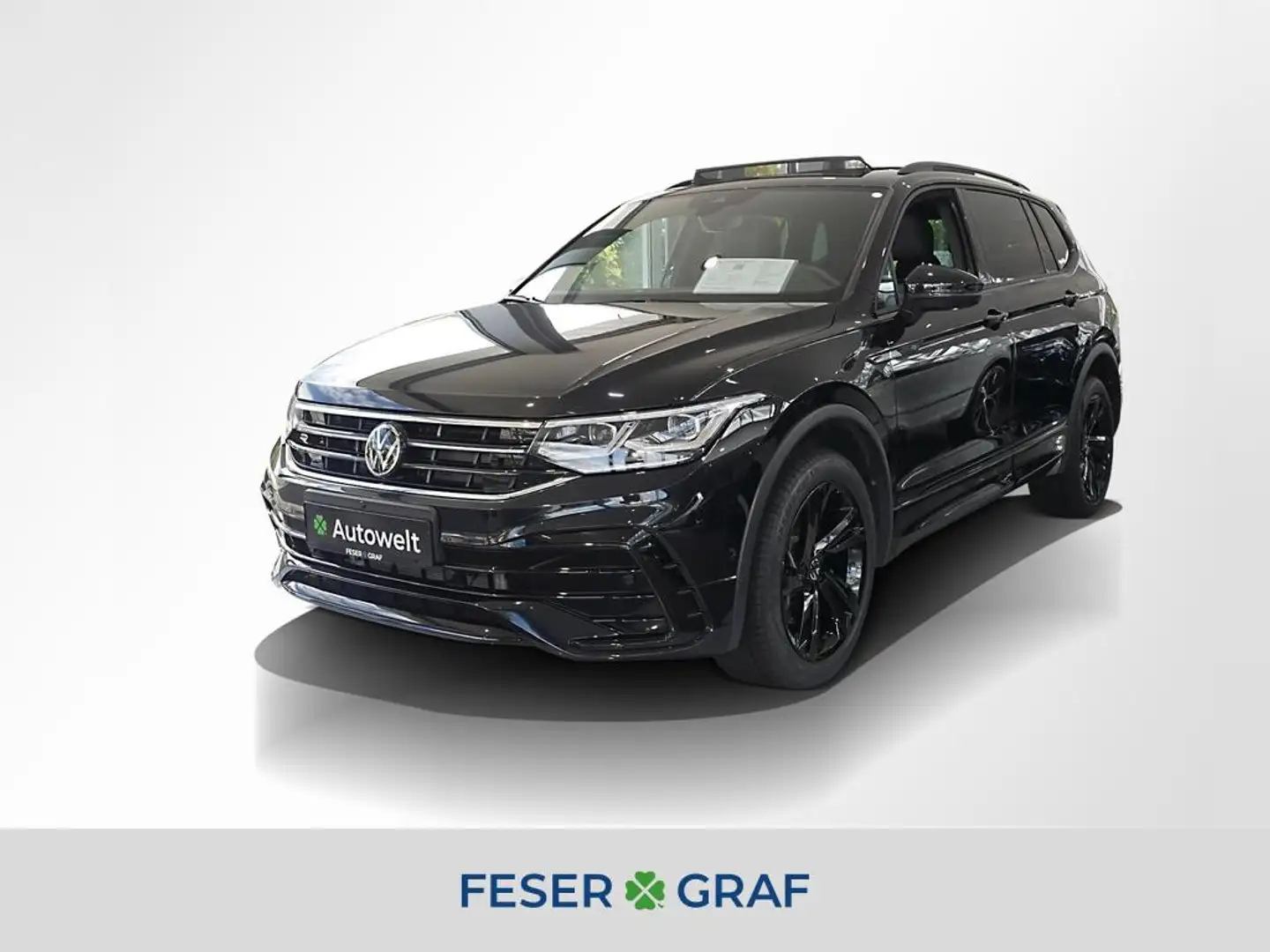 Volkswagen Tiguan Allspace R-Line 4 Motion 2.0 TDI Pano,LED Zwart - 1