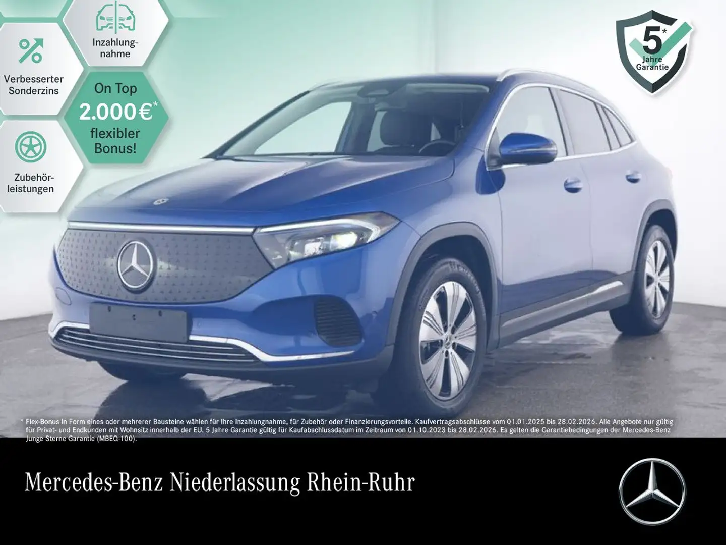 Mercedes-Benz EQA 350 4M PROG+ADVANCED+AHK+KAMERA+SPUR Azul - 1