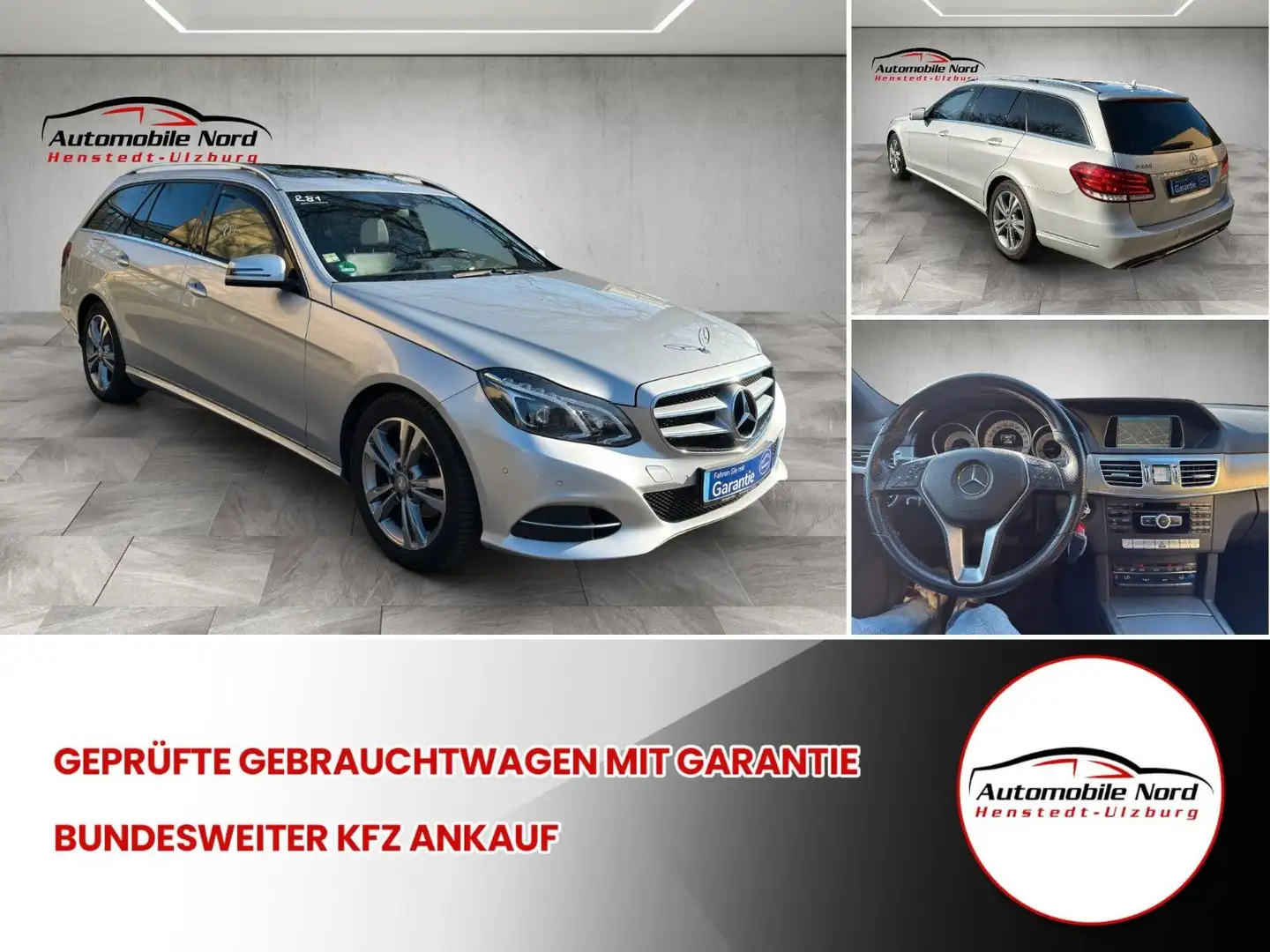 Mercedes-Benz E 220 CDI BlueEfficiency TOP GEPFLEGT + GARANTIE Silber - 1