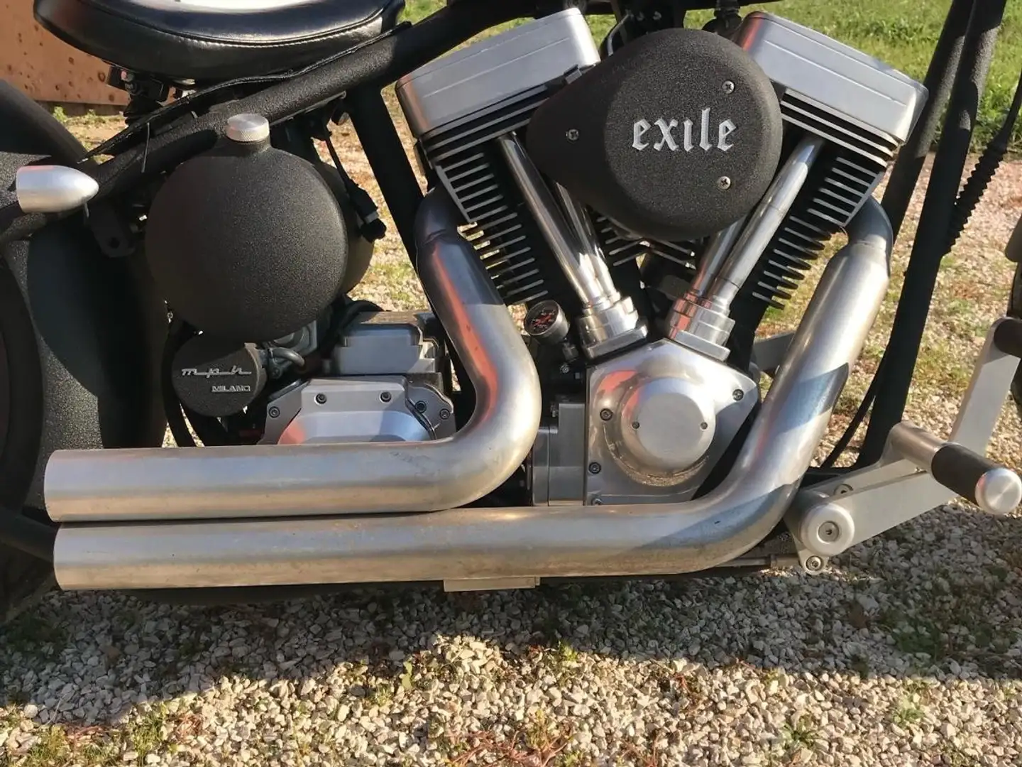 Harley-Davidson Custom Bike Exile Black Bull Czarny - 2
