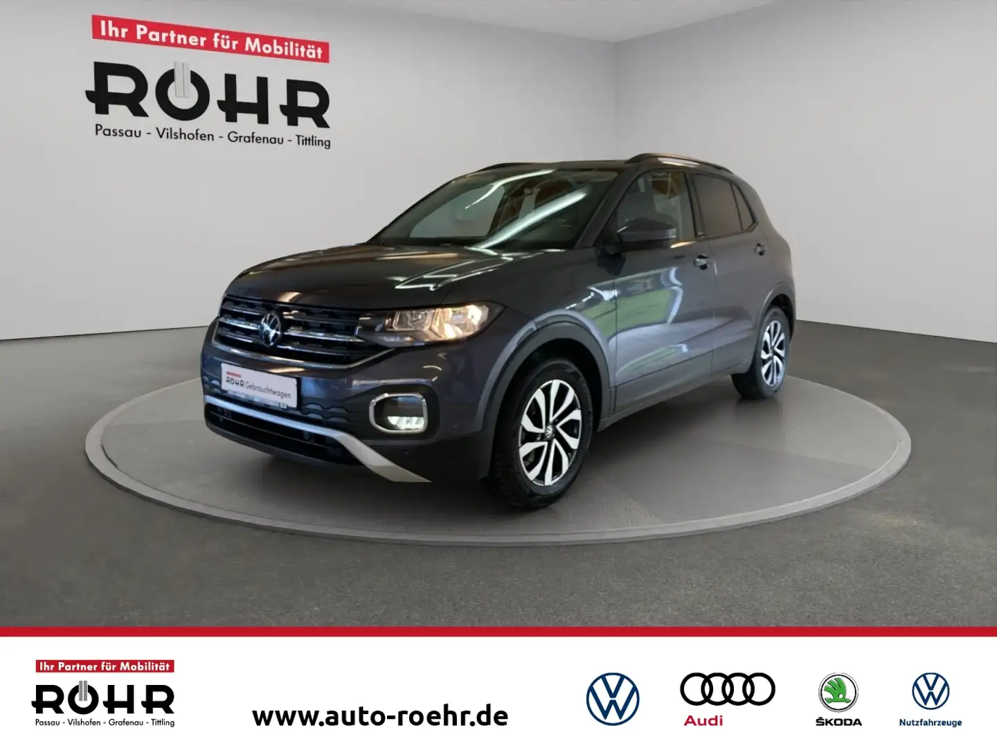 Volkswagen T-Cross Active 1.0 TSI BMT (Garantie 11/2027.ACC.Klima.SHZ Grau - 1
