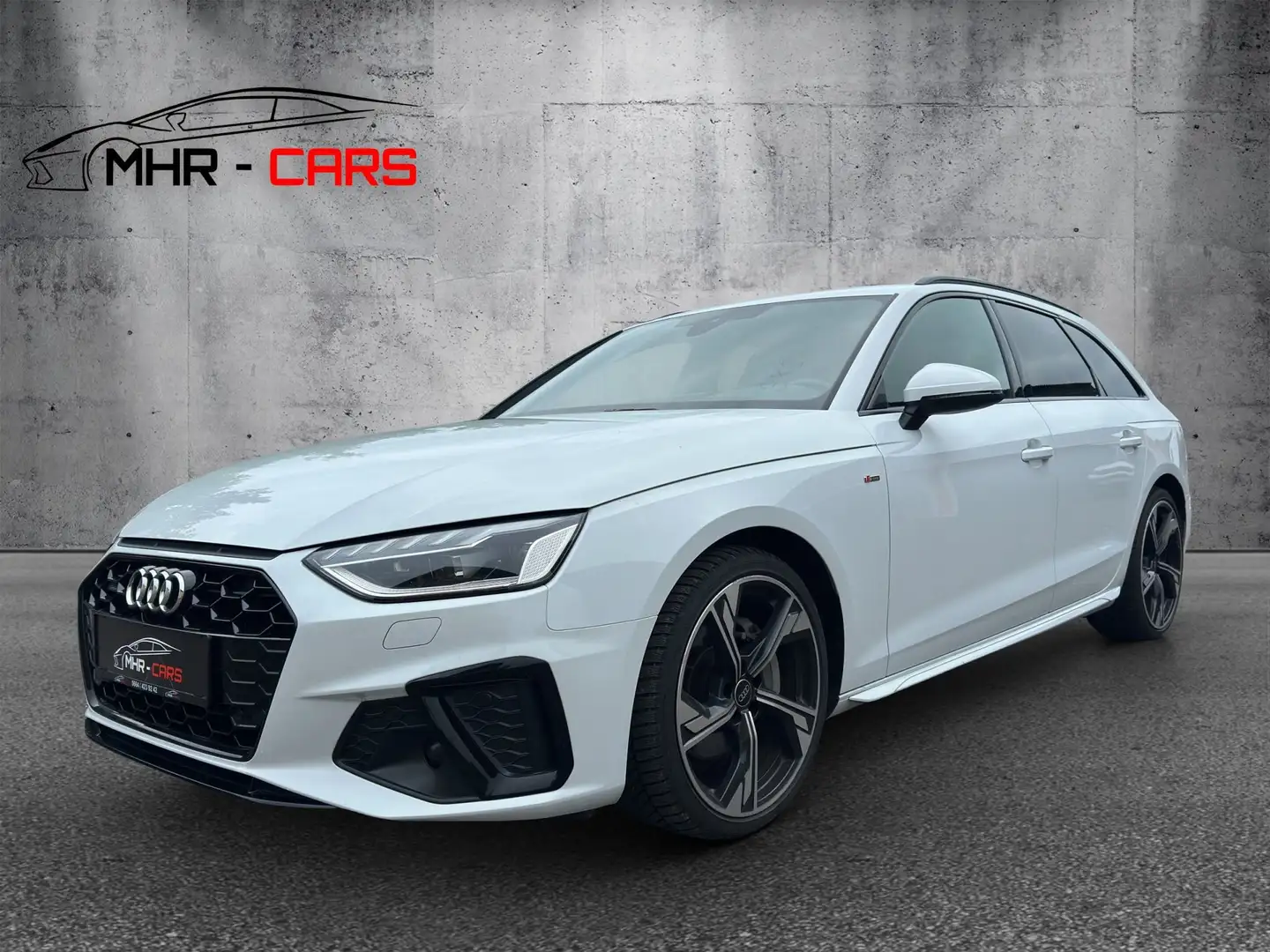 Audi A4 40 TDI quattro S line Blanc - 1