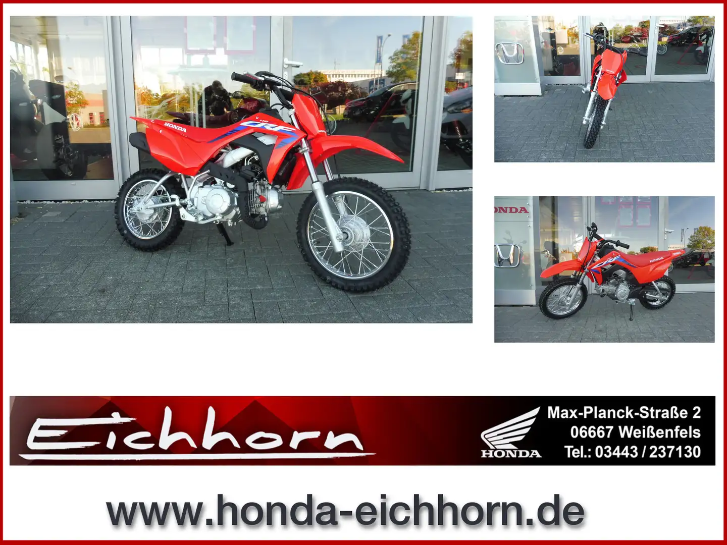 Honda CRF 110 CRF 110 FR NEU SOFORT VERFÜGBAR Rood - 1