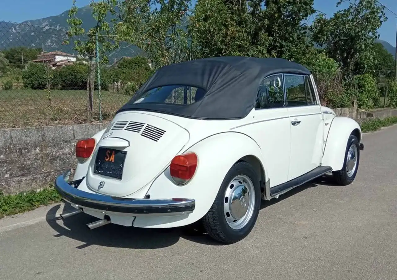 Volkswagen maggiolone cabrio 1303 1979 targhe nere, foto 2