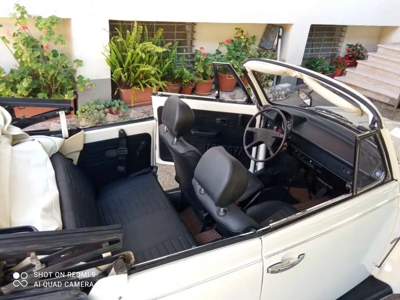 Volkswagen maggiolone cabrio 1303 1979 targhe nere, foto 5