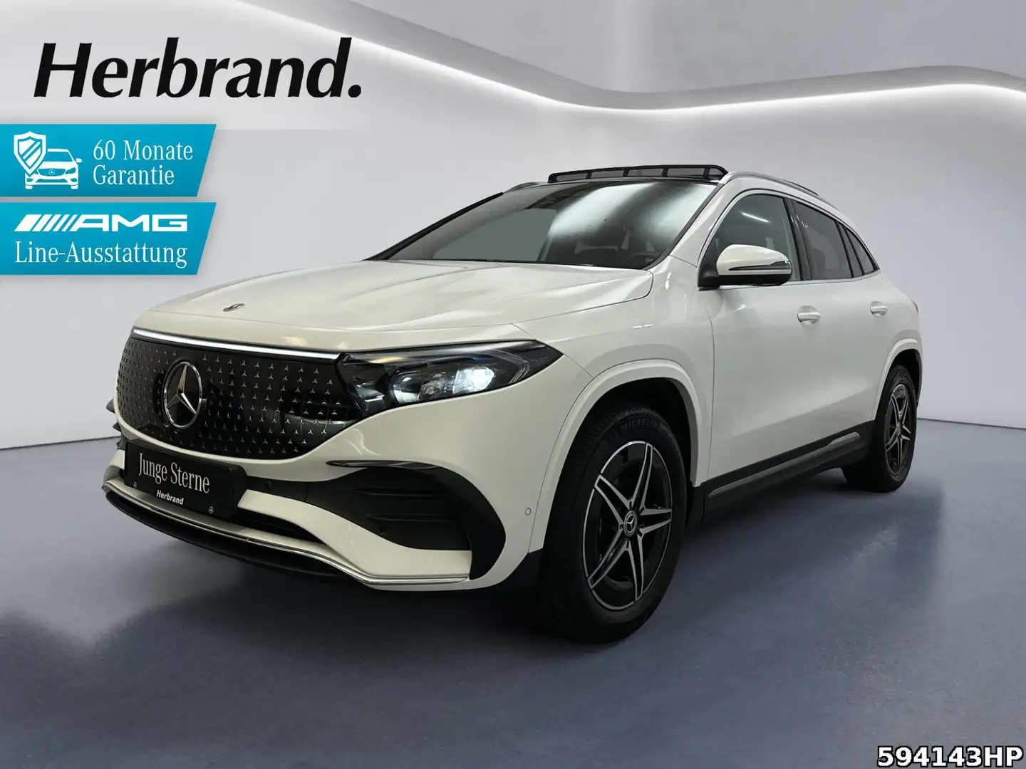 Mercedes-Benz EQA 350 4M AMG Pano. AHK 360° Cam. LHZ Sitzhzg. Weiß - 1