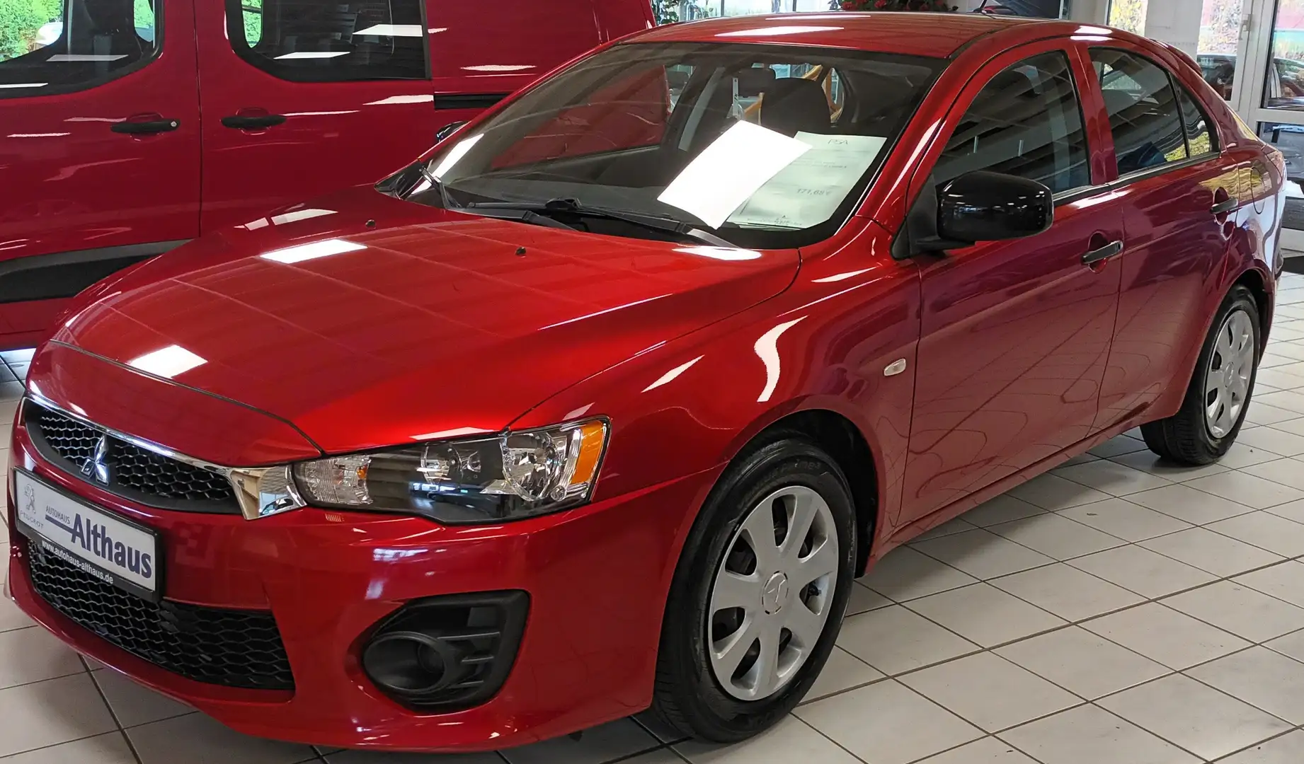 Mitsubishi Lancer Benzin Sportback 1.6 MPI Sommer/Winterräder Rot - 1
