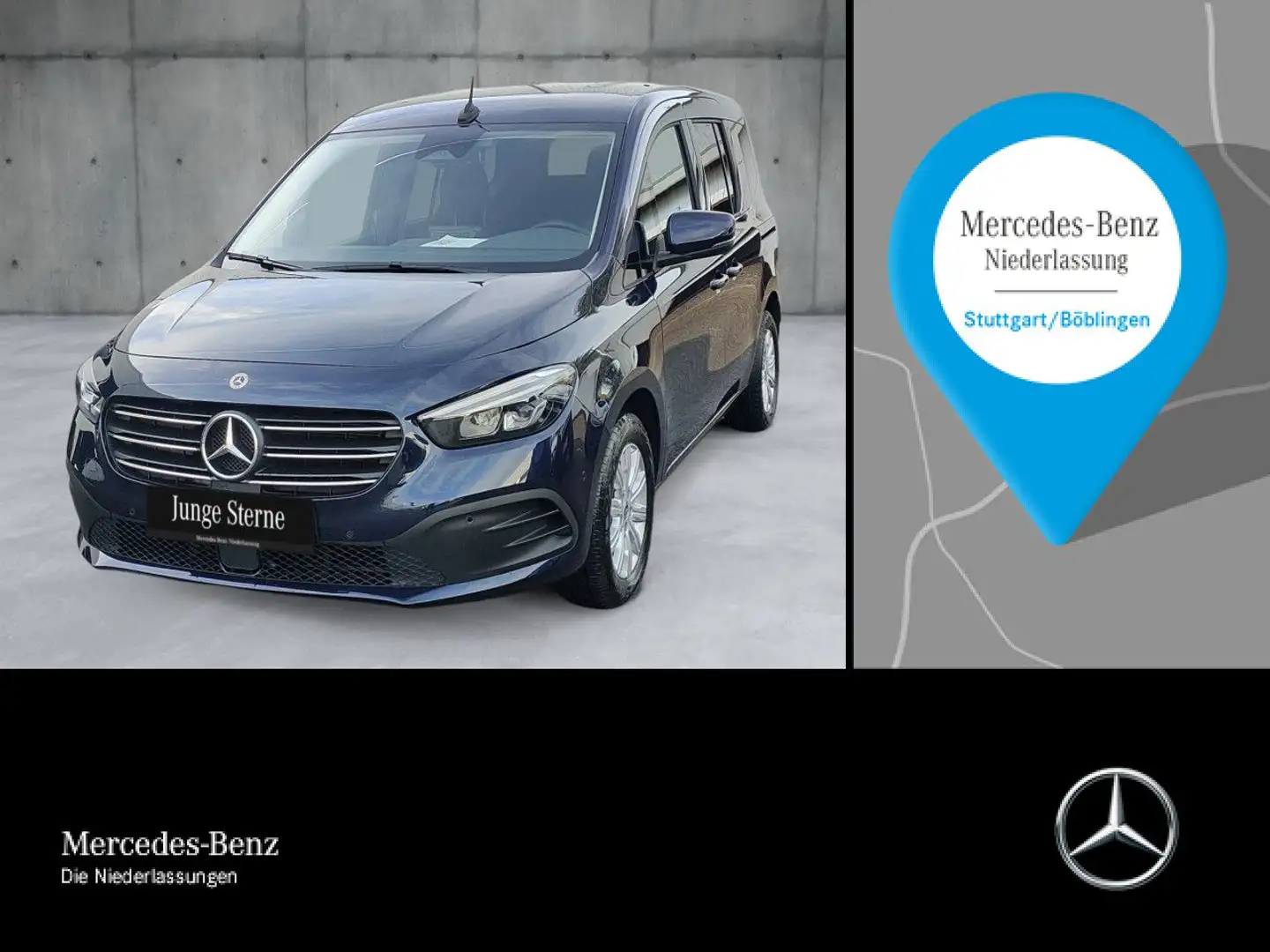 Mercedes-Benz T-Klasse T 180 EDITION+PROGRESSIVE+Klimaautom+Navi+PTS+DAB Blau - 1