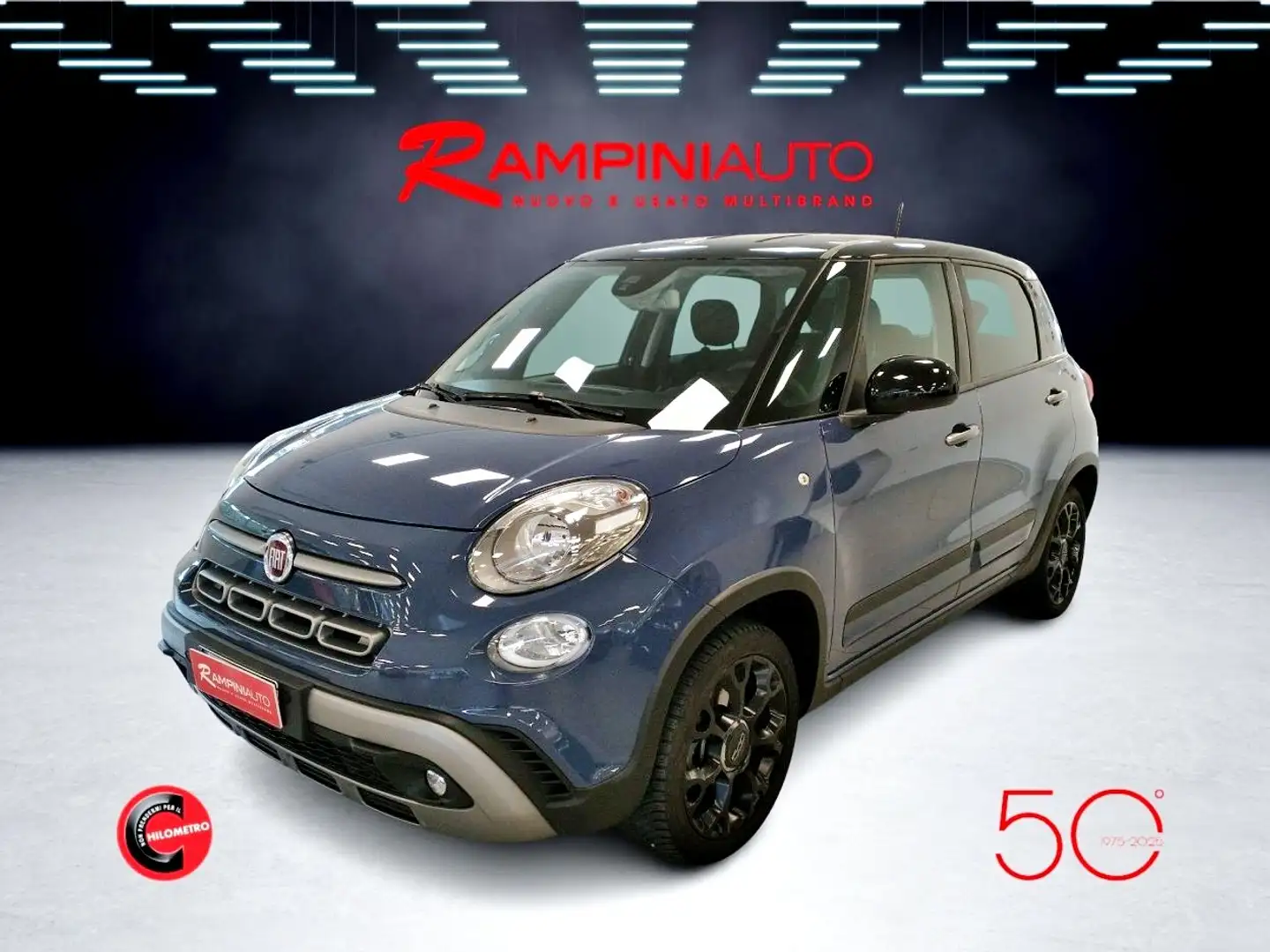 Fiat 500L 1.3 Multijet 95 CV Cross Km 22.000 Pronta Conseg Blu/Azzurro - 2