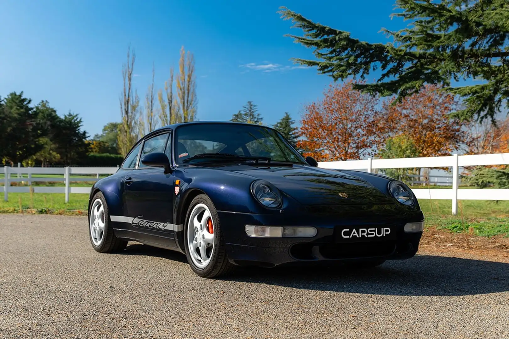 Porsche 911 993 Carrera 4 272cv - Excellent état Bleu - 1
