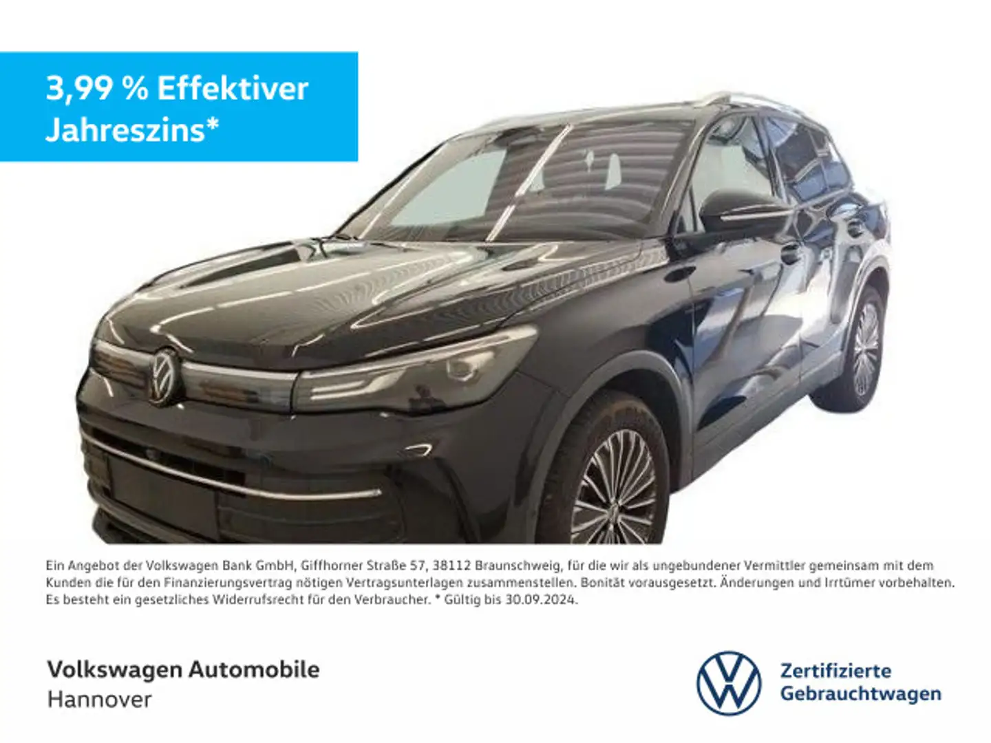 Volkswagen Tiguan 2.0 TDI DSG Goal Navi AHK Sthzg Area View Schwarz - 1