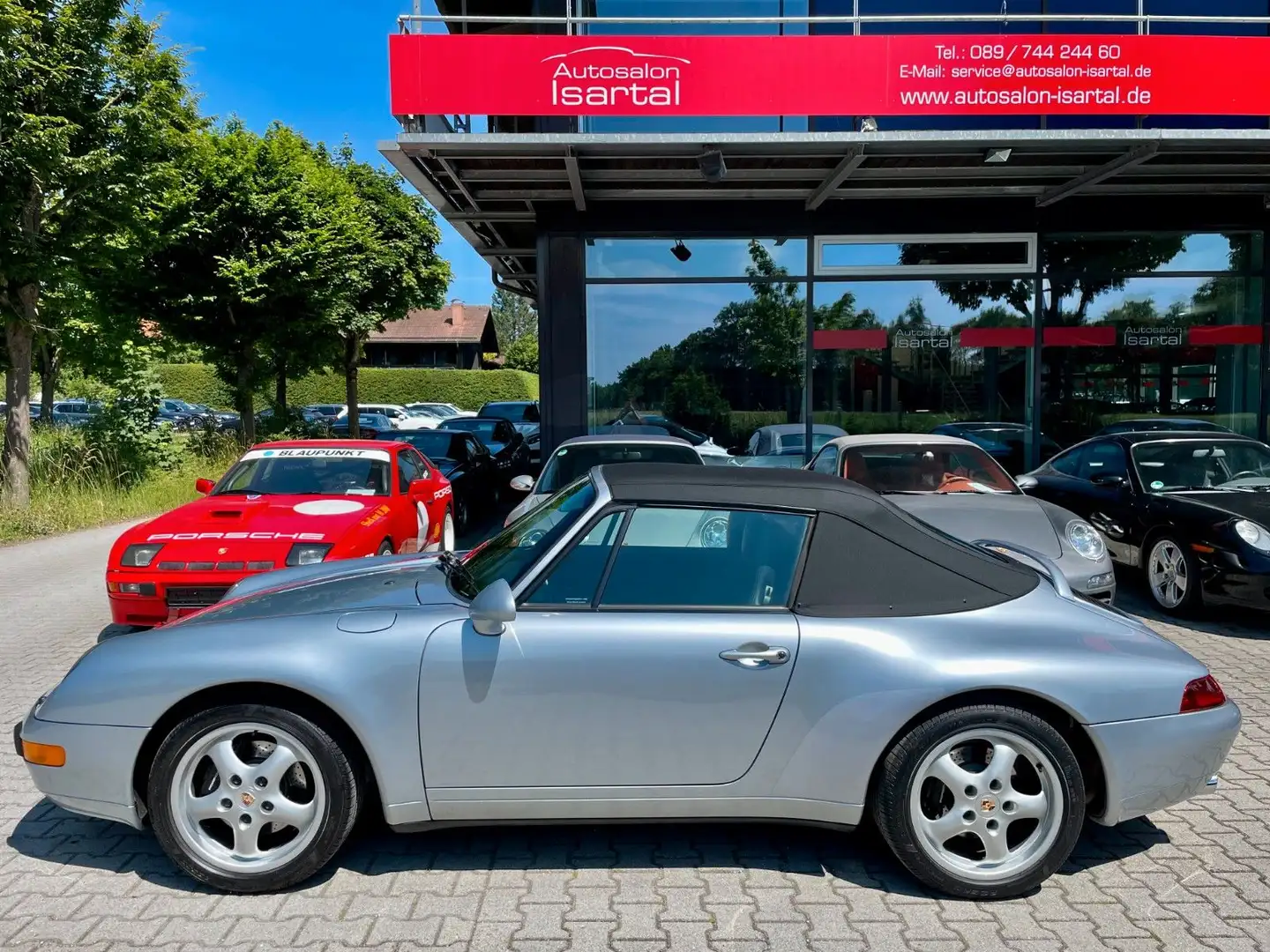 Porsche 993 C2 Cabrio - 6 Gang - orig. 29tkm  -perfekt ! Silber - 2
