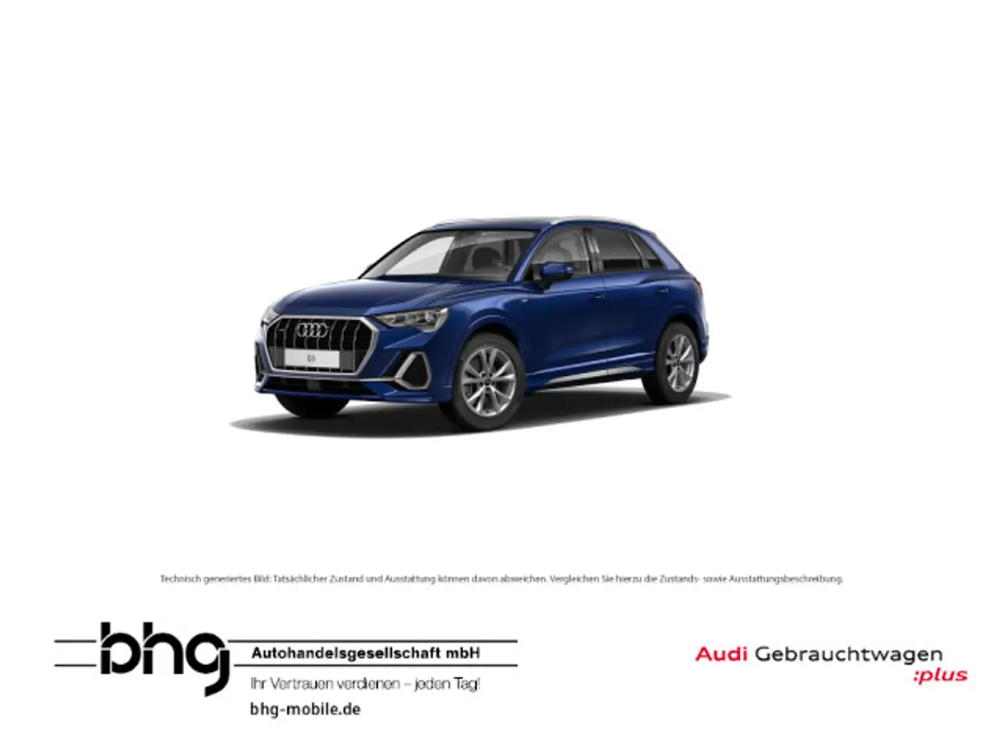Audi Q3 45 TFSI quattro S tronic S line Bleu - 1