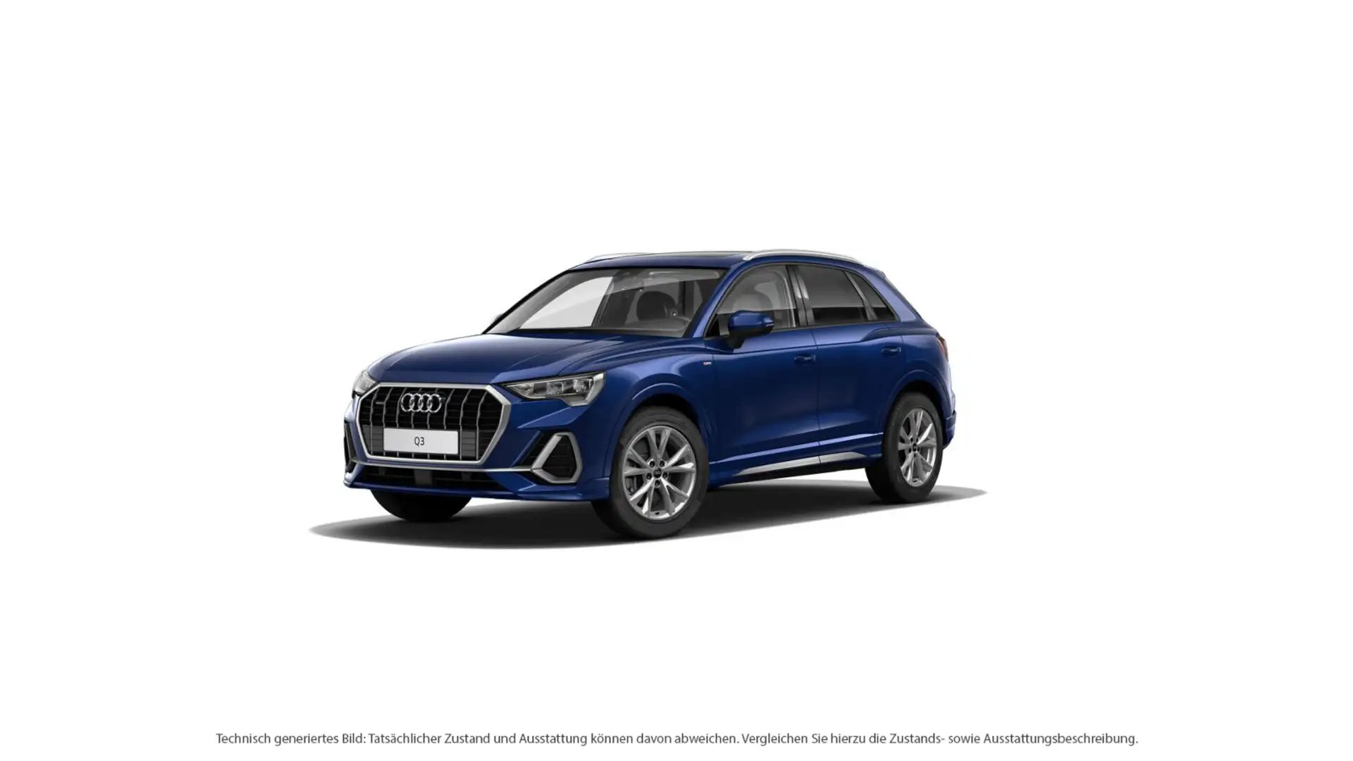Audi Q3 45 TFSI quattro S tronic S line Bleu - 2