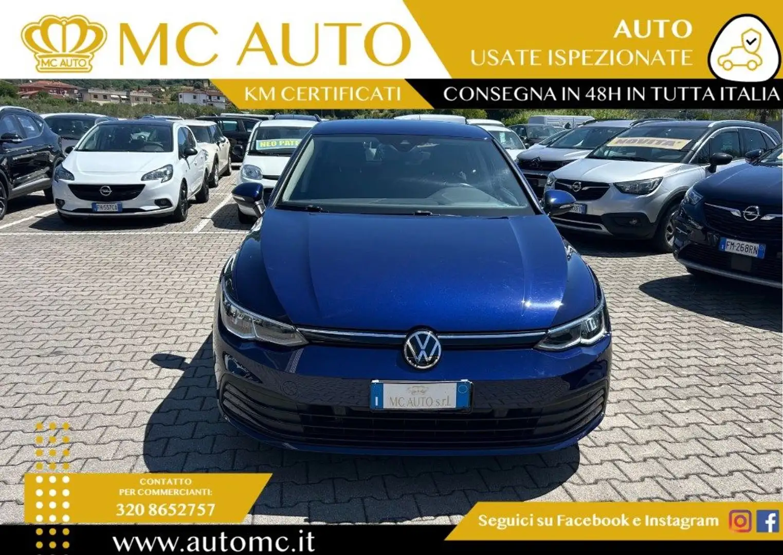 Volkswagen Golf 1.0 TSI EVO Life Blu/Azzurro - 2