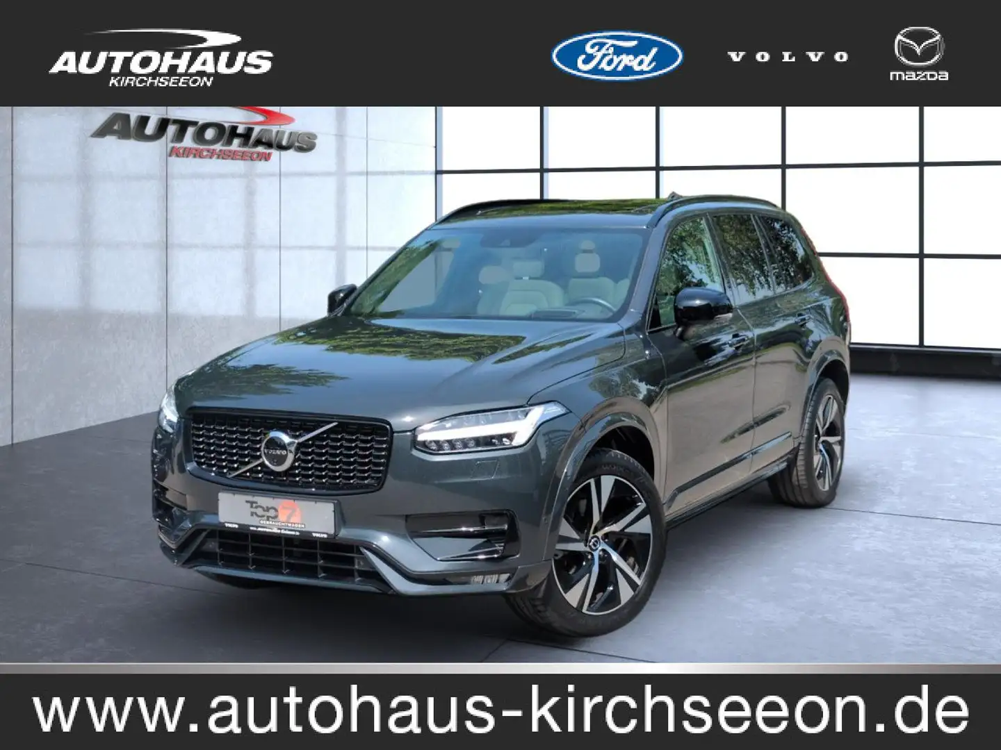 Volvo XC90 B5 (Diesel) R-Design AWD Automatik Bluetooth Gris - 1