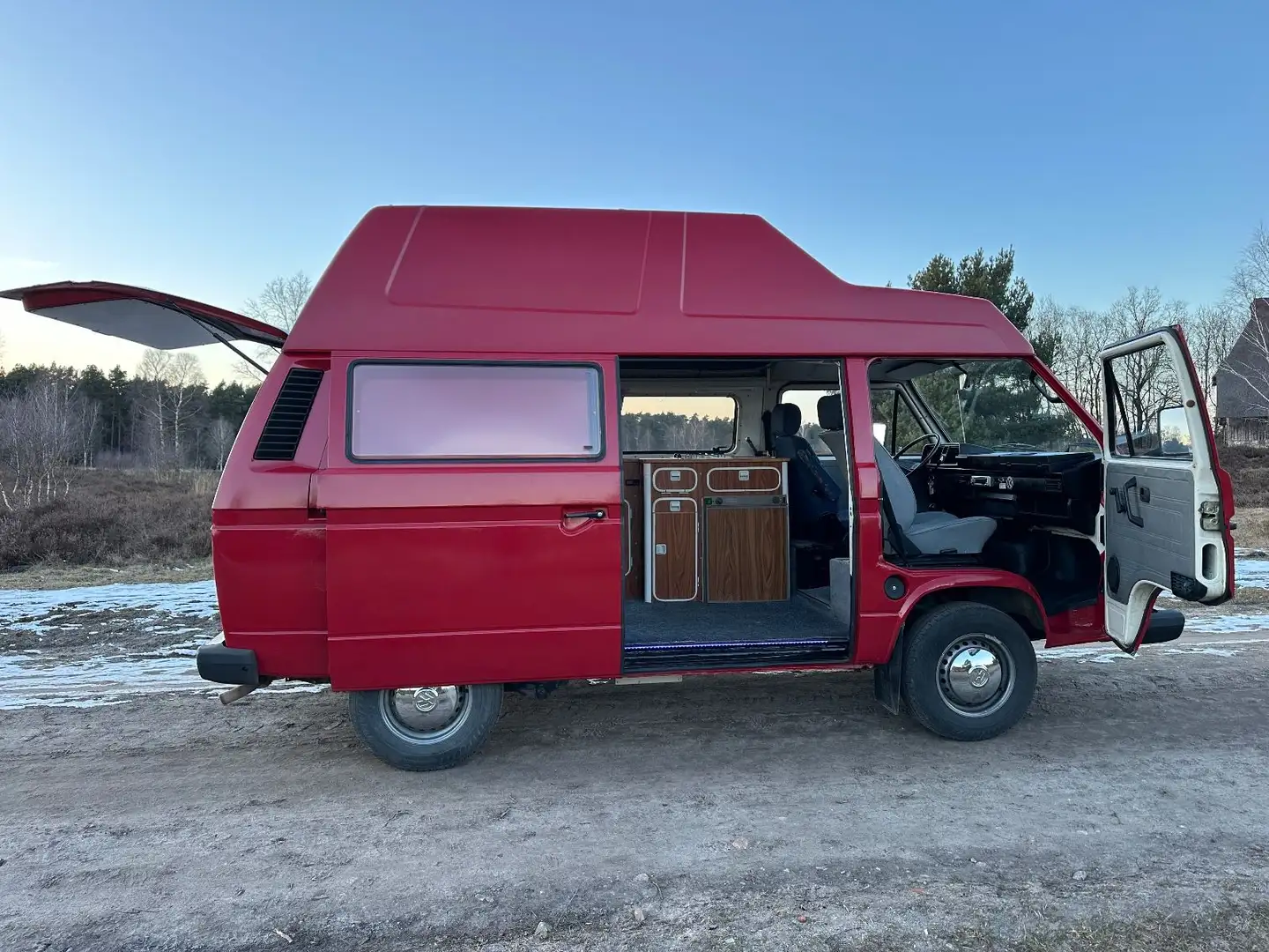 Volkswagen T3 Rouge - 1