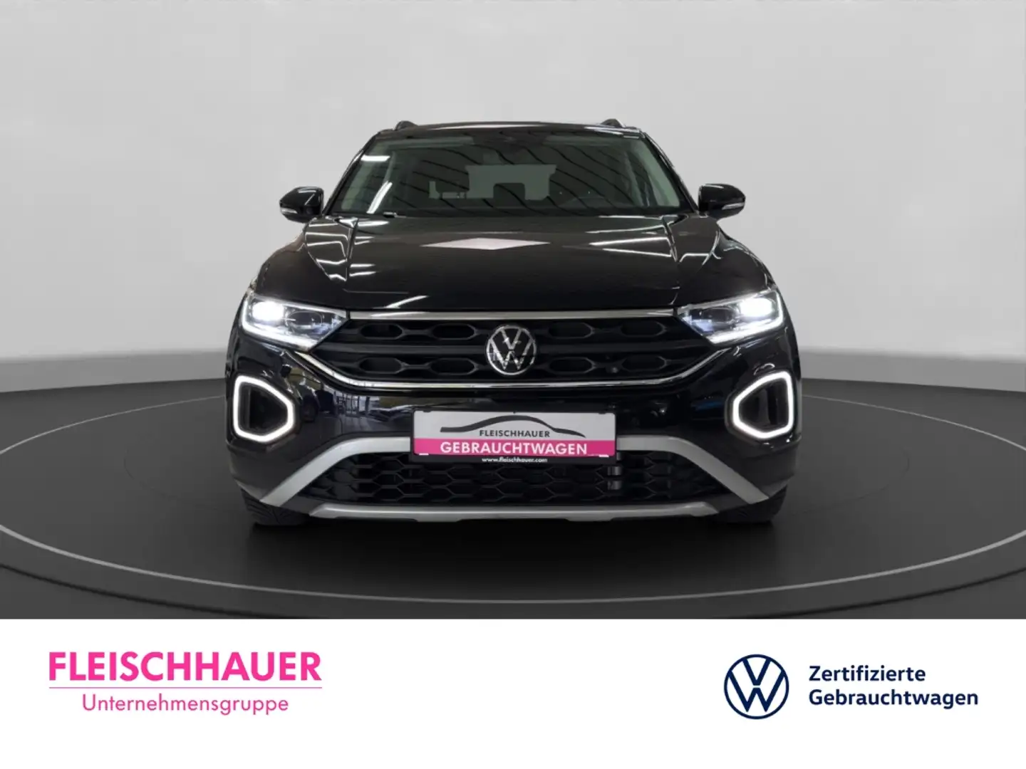 Volkswagen T-Roc Life 1.0 TSI LED+NAVI+SHZ+PDC V&H+DC+DAB Schwarz - 2