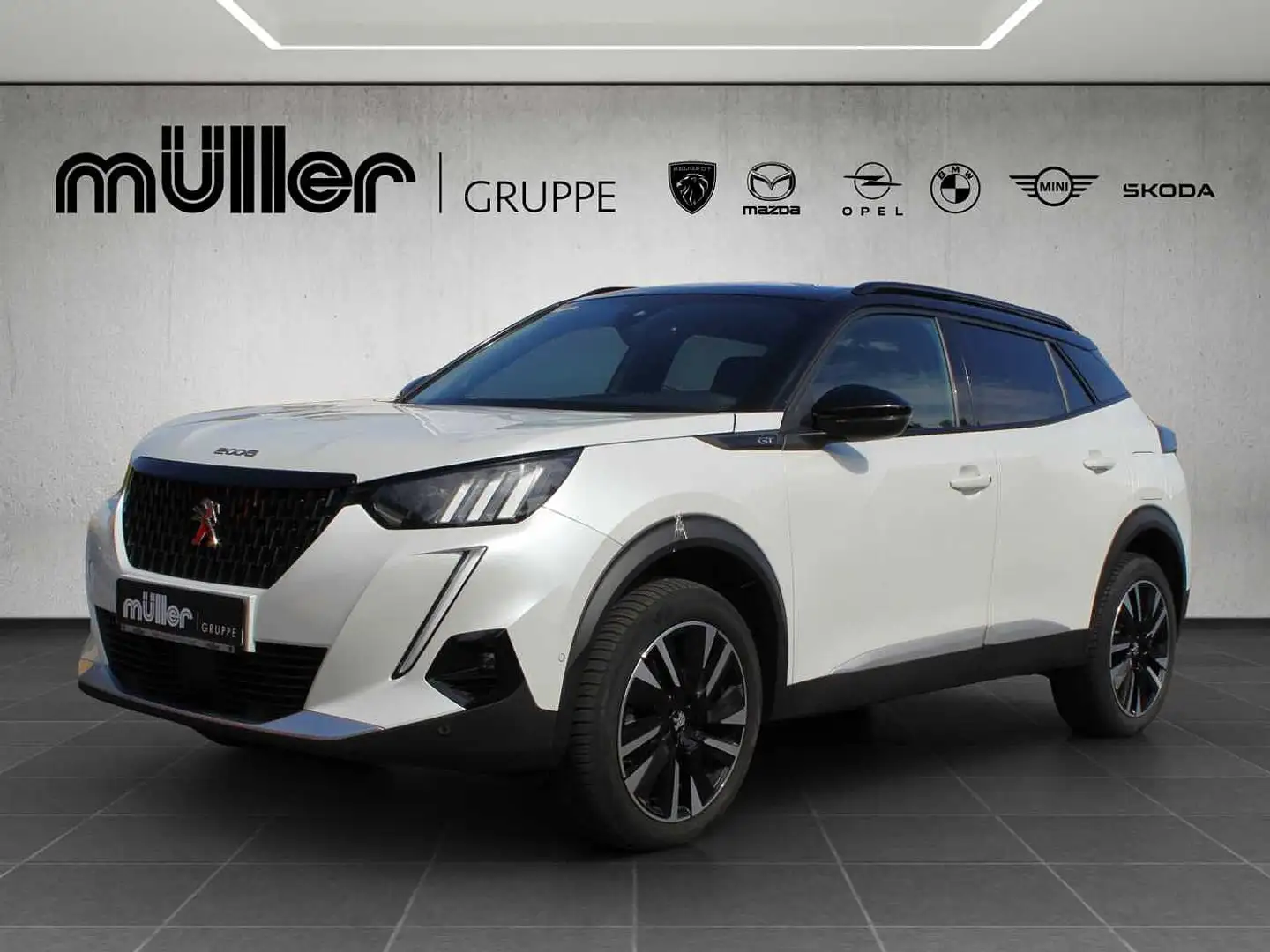 Peugeot 2008 BlueHDi 130 EAT8 GT Pack Weiß - 1