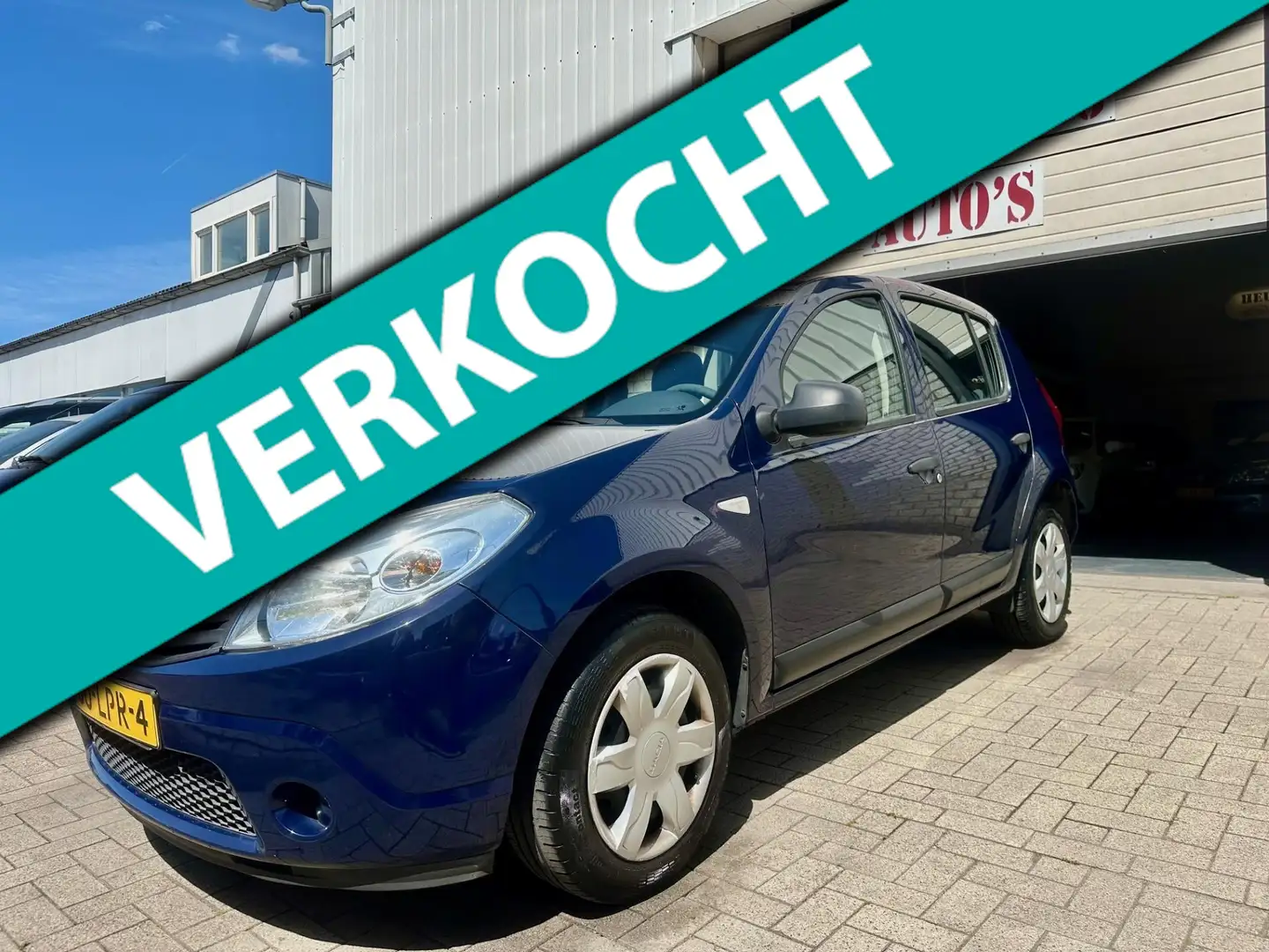 Dacia Sandero 1.2 Ambiance | Airco | Trekhaak Blauw - 1