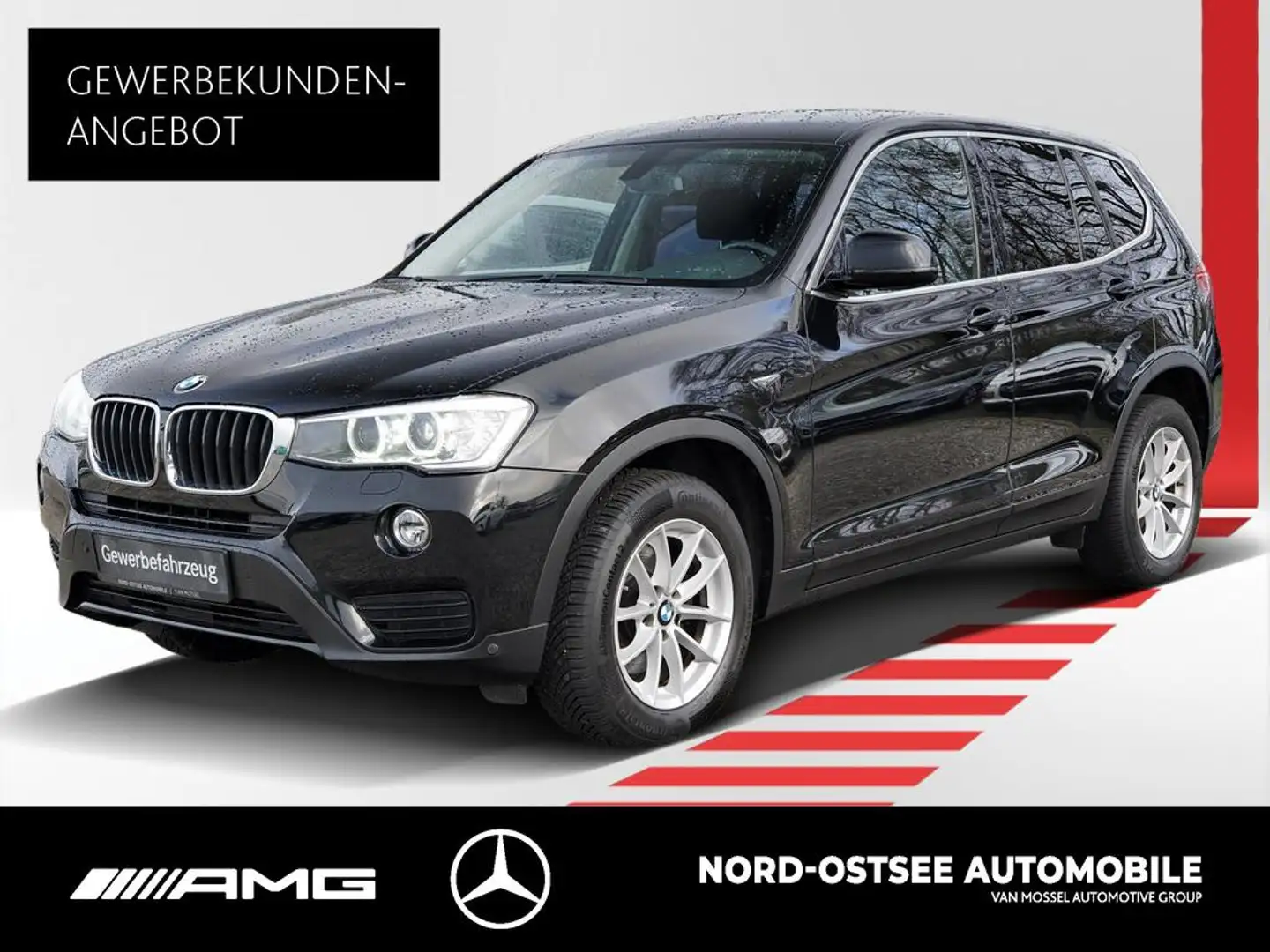 BMW X3 xDrive 20d X-LINE PDC TEMPO BI-XENON SITZHZG Schwarz - 1