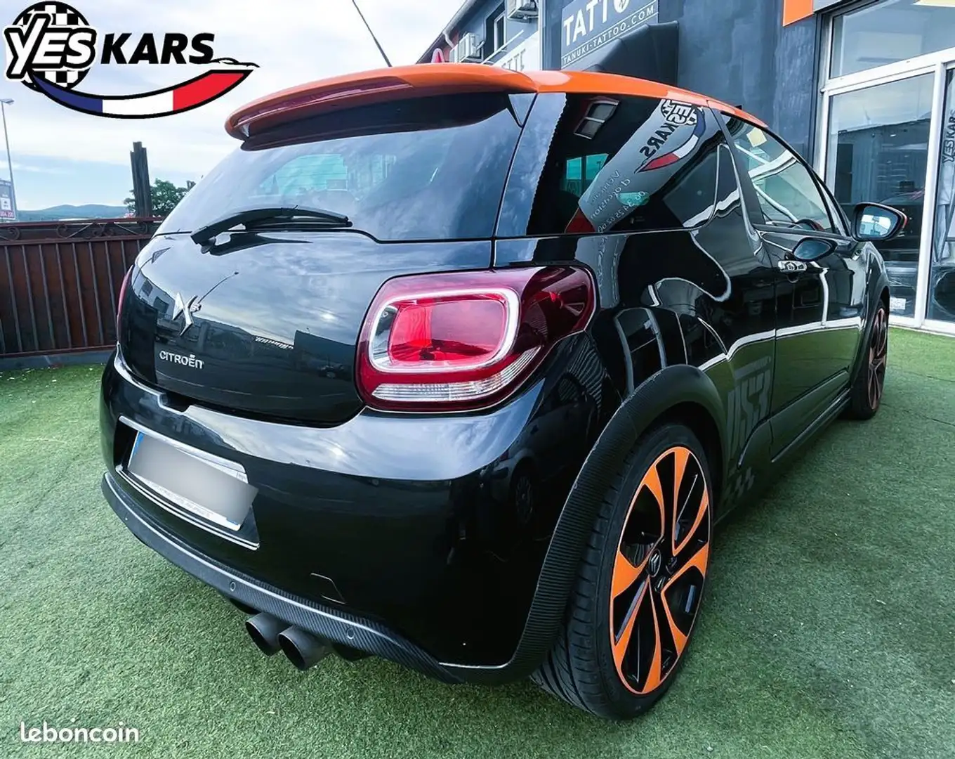 Citroen DS3 1.6 THP 200ch Racing Sébastien LOEB-CARNET A JOUR  Noir - 2