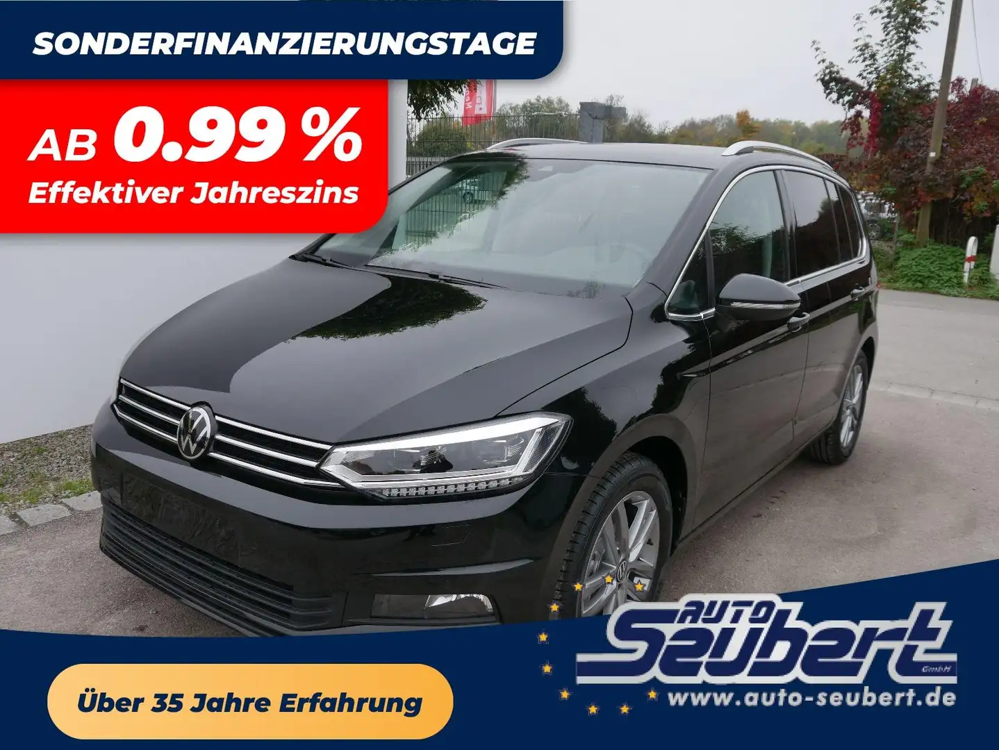 Volkswagen Touran 1.5 TSI DSG COMFORTLINE*ACC*LED*PDC*KAMERA*NAVI*SH Schwarz - 1