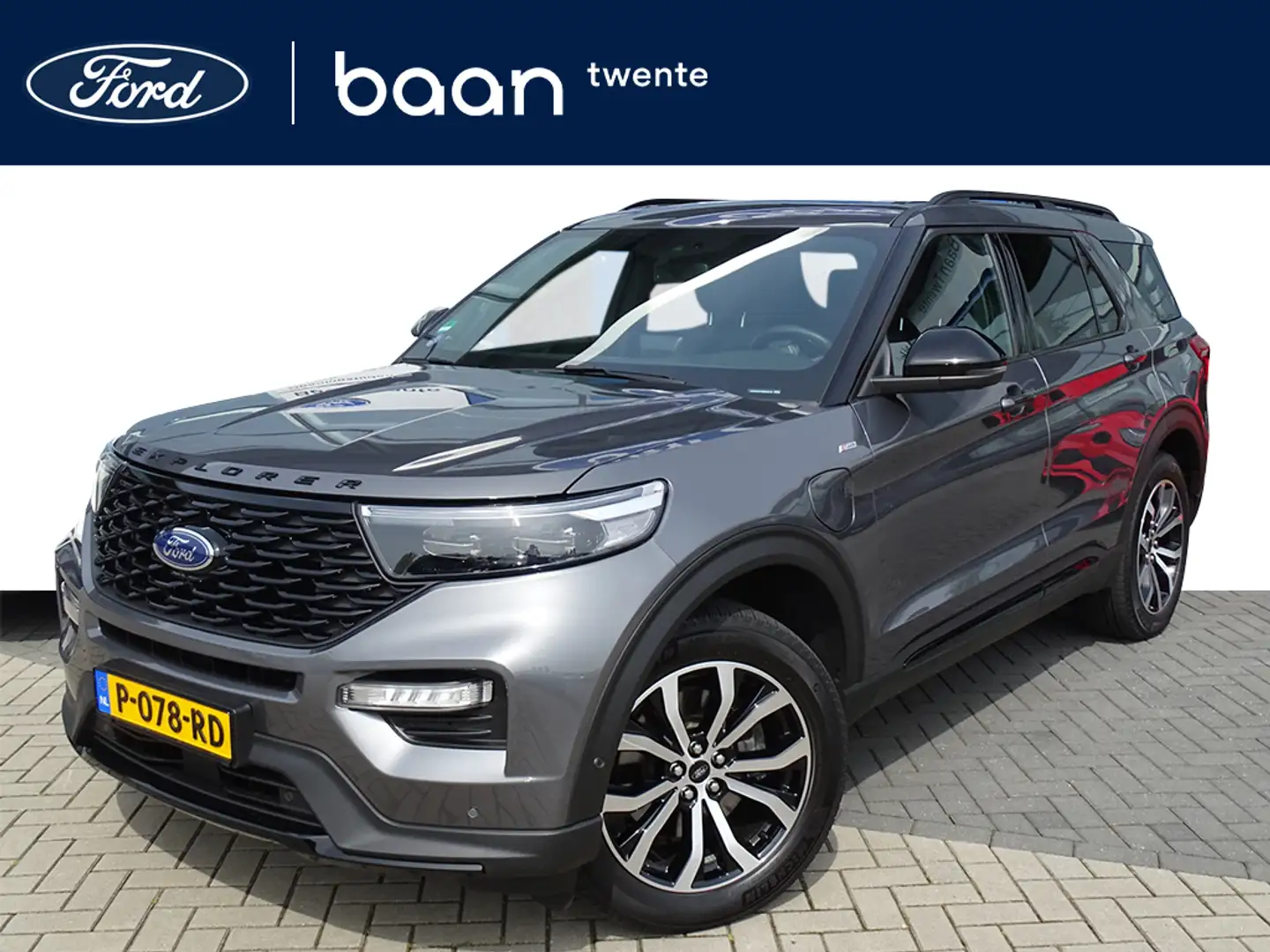 Ford Explorer 3.0 V6 PHEV ST-Line trekhaak / panoramadak / gekoe Grey - 1