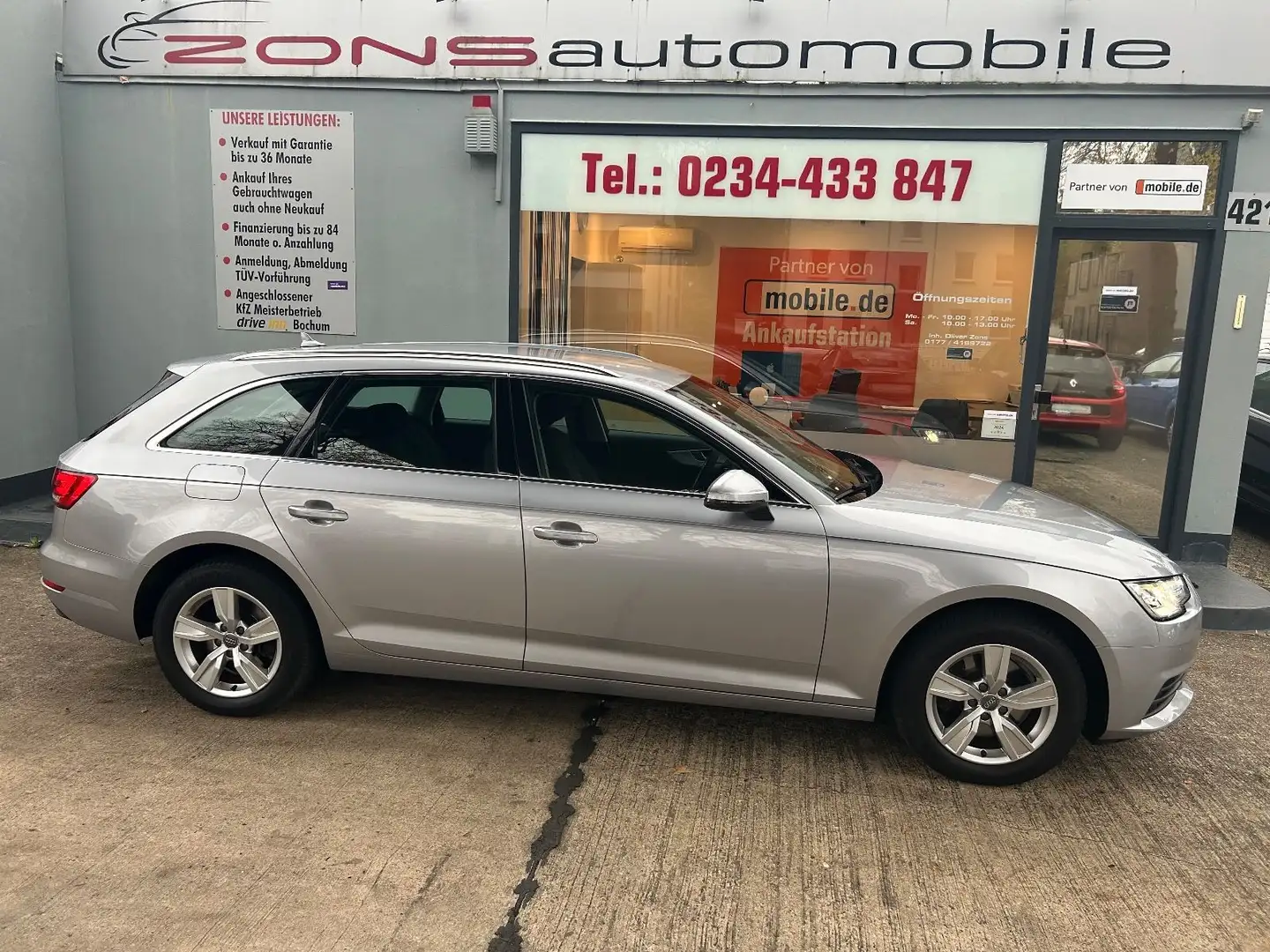 Audi A4 Avant +Navi+Xenon+PDC+SHZ+LM Allwetter+BT Silber - 1