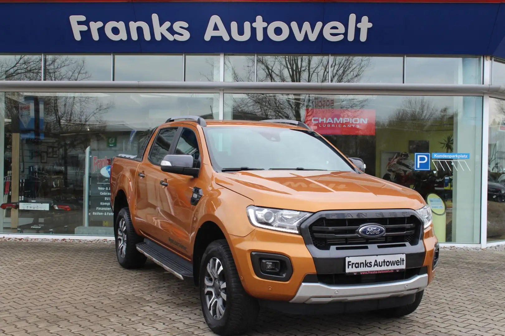 Ford Ranger Wildtrak Doka. 3,2/  TDCI+AHK/M+S Räder Oranžová - 1
