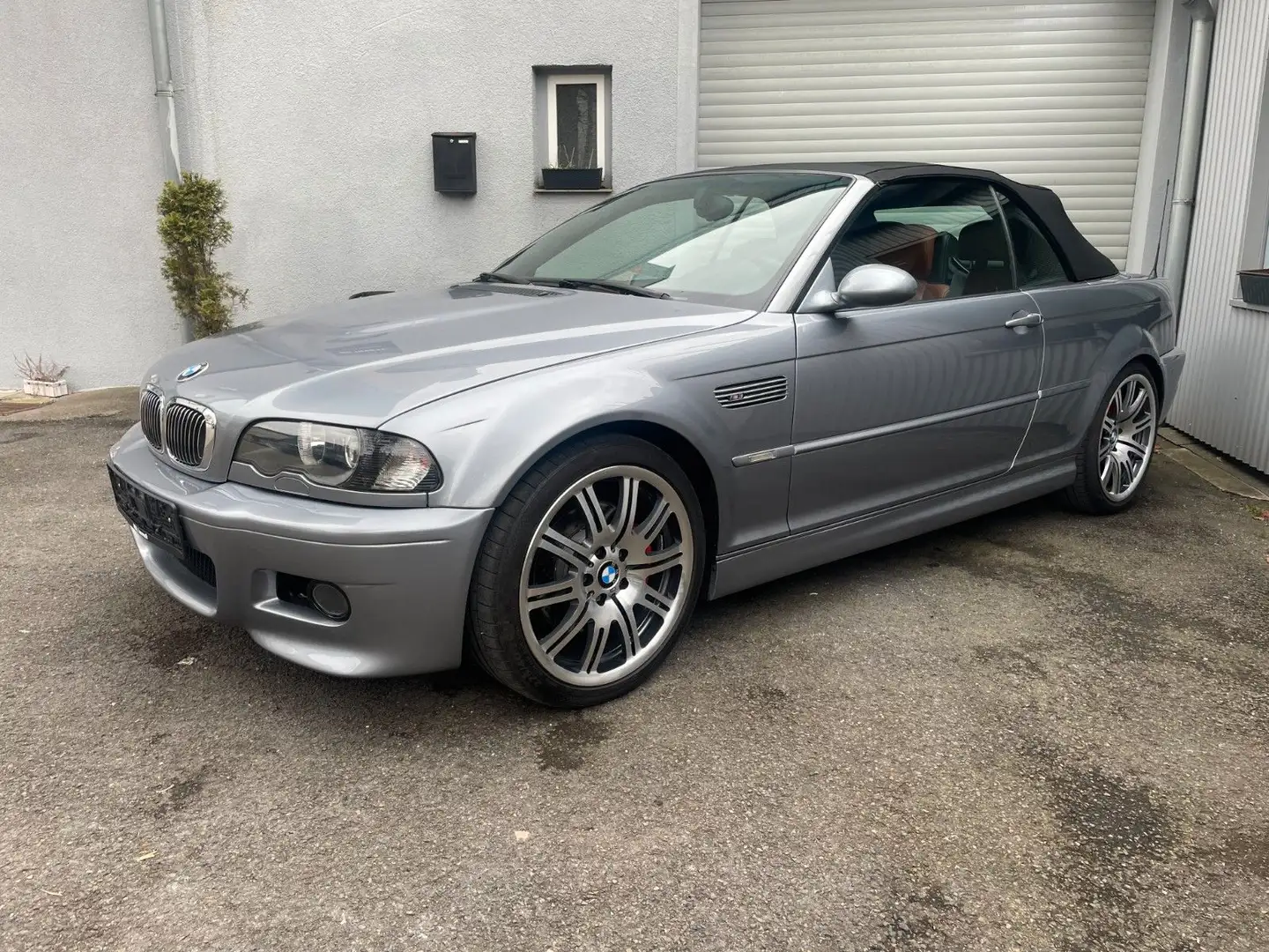 BMW M3 Cabrio SMG II Xenon Leder Navi SHZ PDC Grau - 2