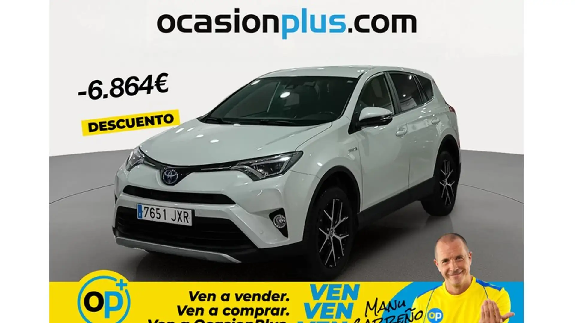 Toyota RAV 4 2.5 hybrid 2WD Feel! Blanco - 1
