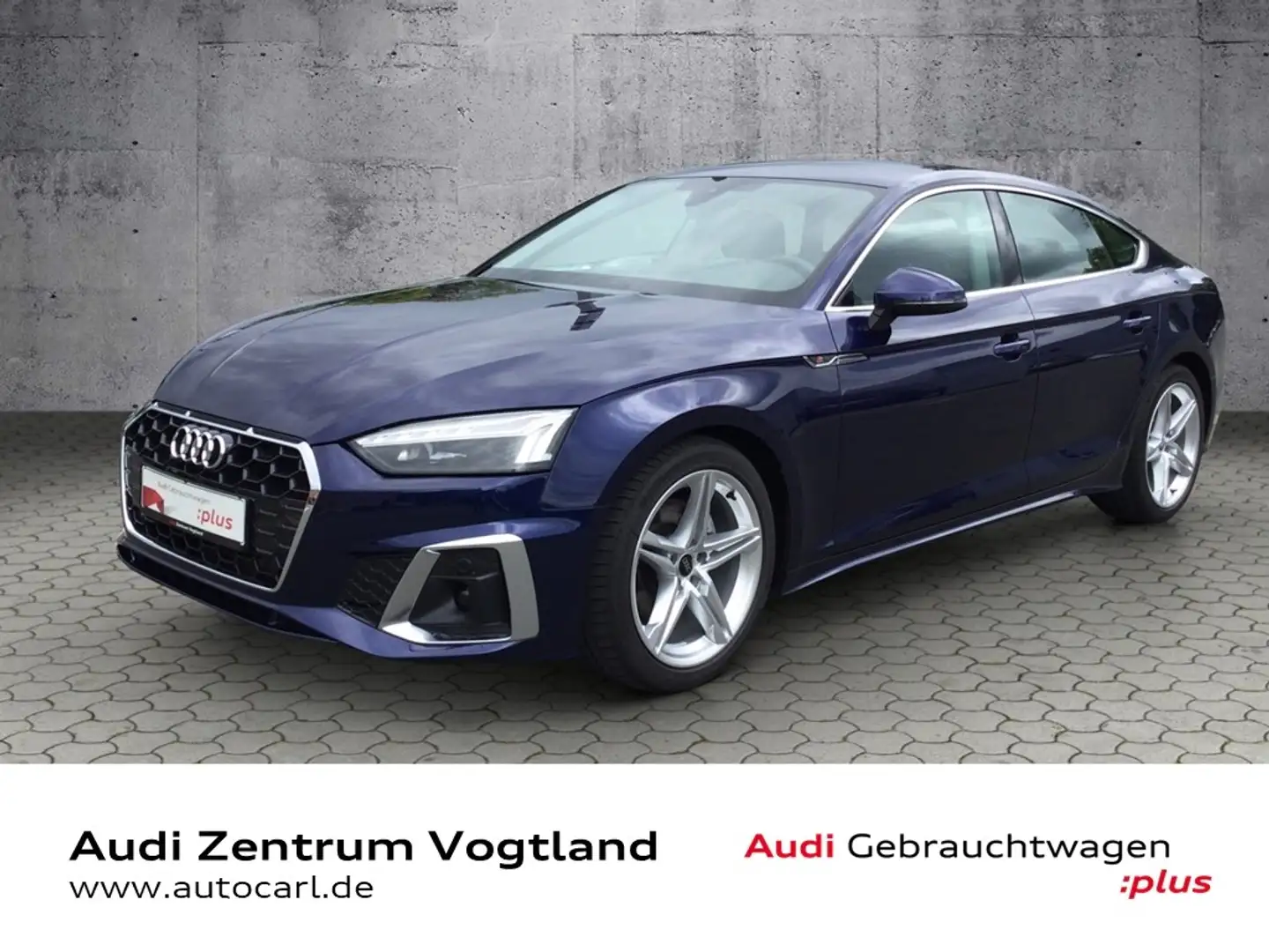 Audi A5 Sportback S line 35 TFSI Business/MATRIX/SHZ/NAV Bleu - 1