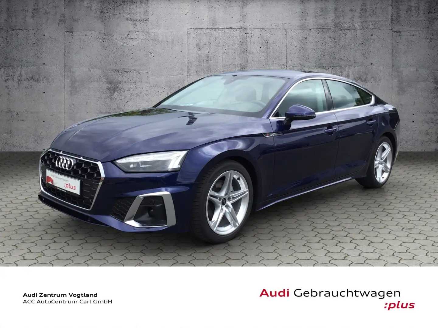 Audi A5 Sportback S line 35 TFSI Business/MATRIX/SHZ/NAV Blau - 1