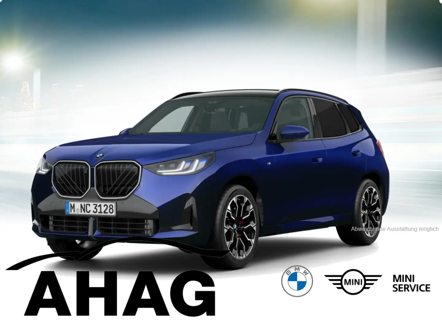 BMW X3 xDrive20d AT M Sportpaket Panorama Standhzg. Blau - 1