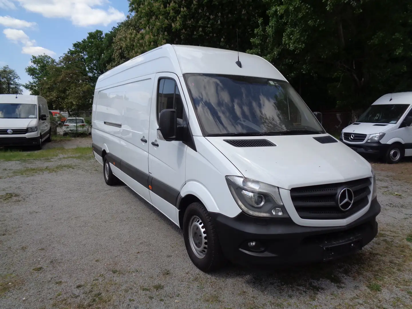 Mercedes-Benz Sprinter 319 CDI MAXI; EXTRA LANG; NAVI; KLIMA Weiß - 2