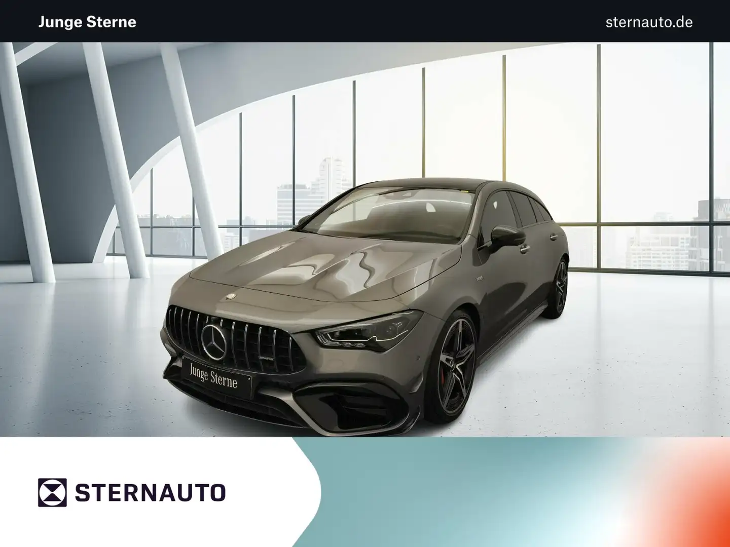 Mercedes-Benz CLA 45 AMG CLA 45 S 4M+ SB Aero Pano Distro Memory Multibeam  Grau - 1