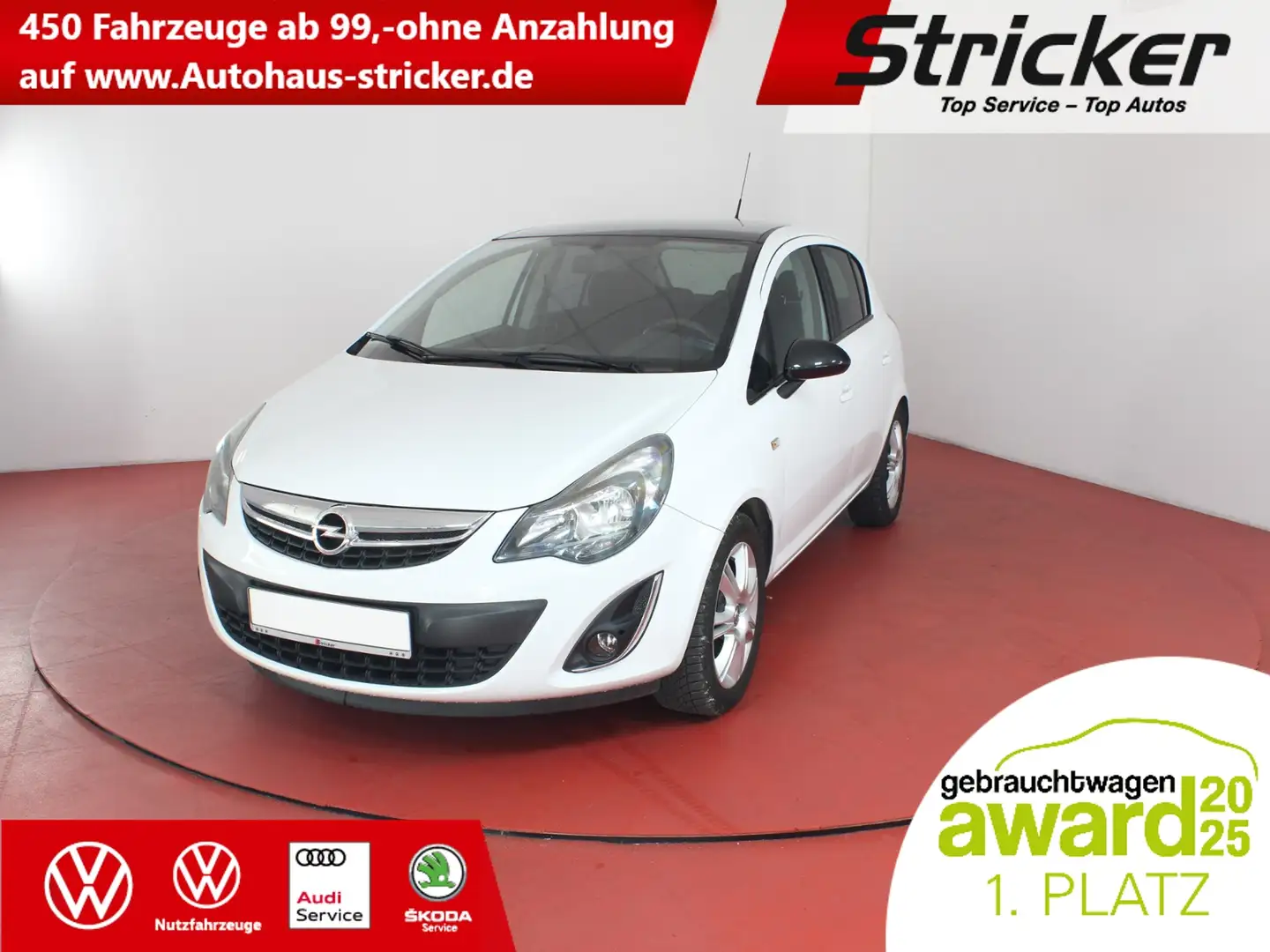 Opel Corsa 1.2 ecoFlex Color Edition TÜV bis 02.2027 AHK Rad Bianco - 1